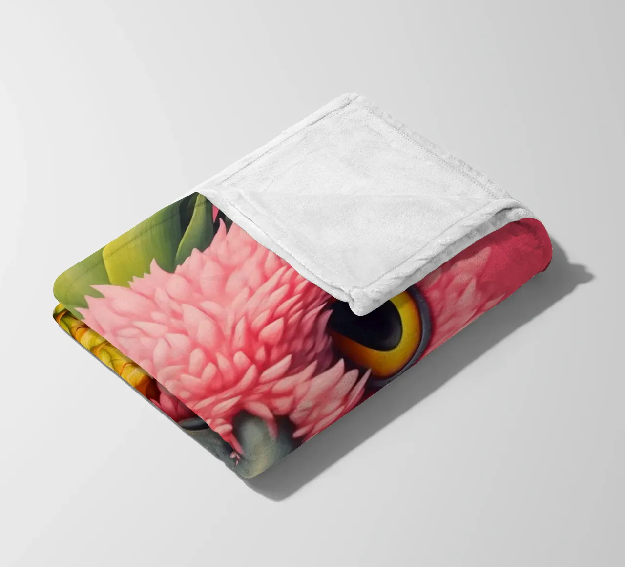 Ananas-Eule Design coperta in pile da Autofocus