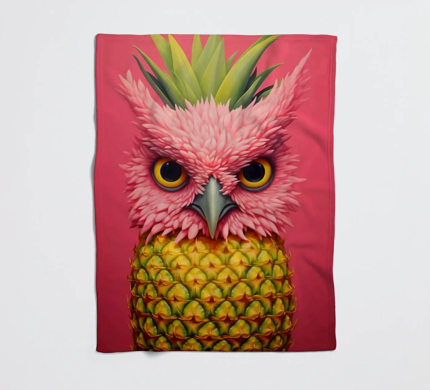 Ananas-Eule Ontwerp fleecedeken van Autofocus