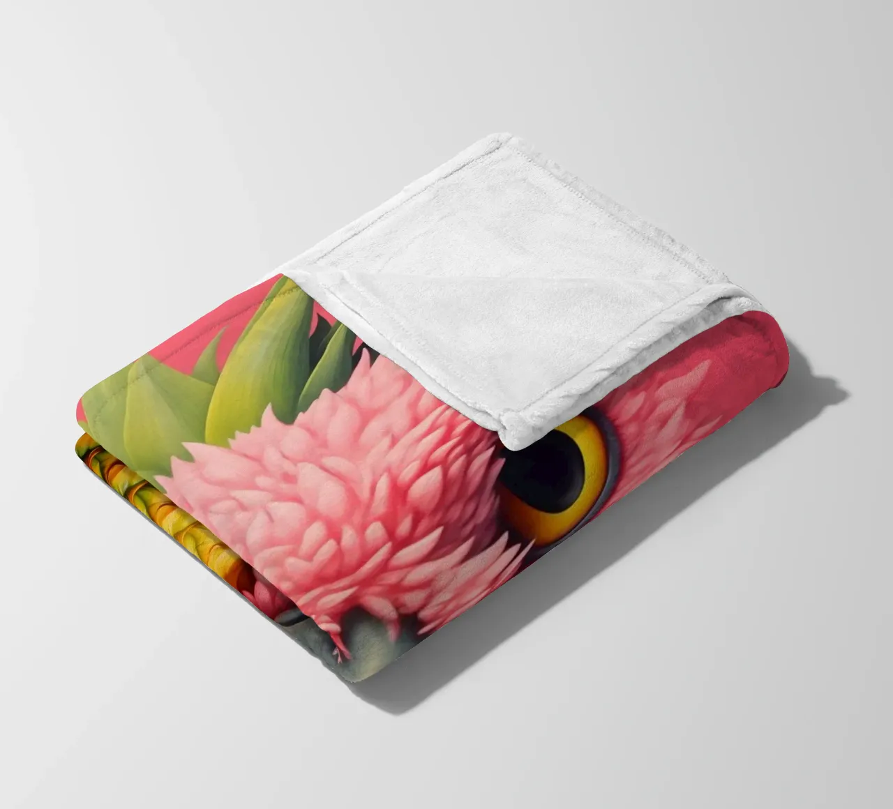 Ananas-Eule Design coperta in pile da Autofocus