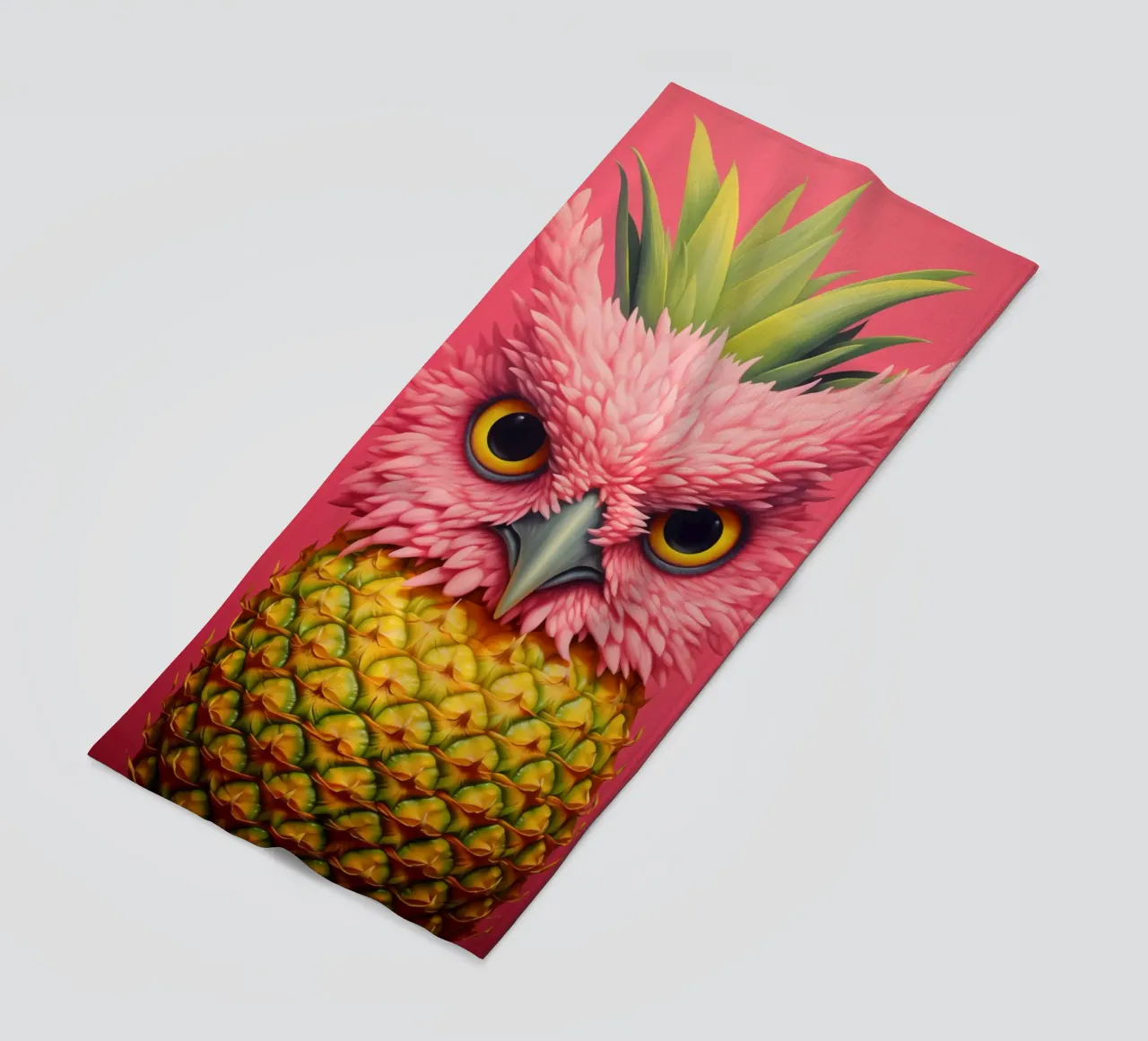 Ananas-Eule Design telo mare da Autofocus