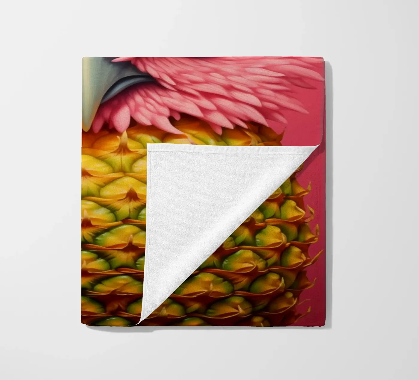Ananas-Eule Design beach towel by Autofocus