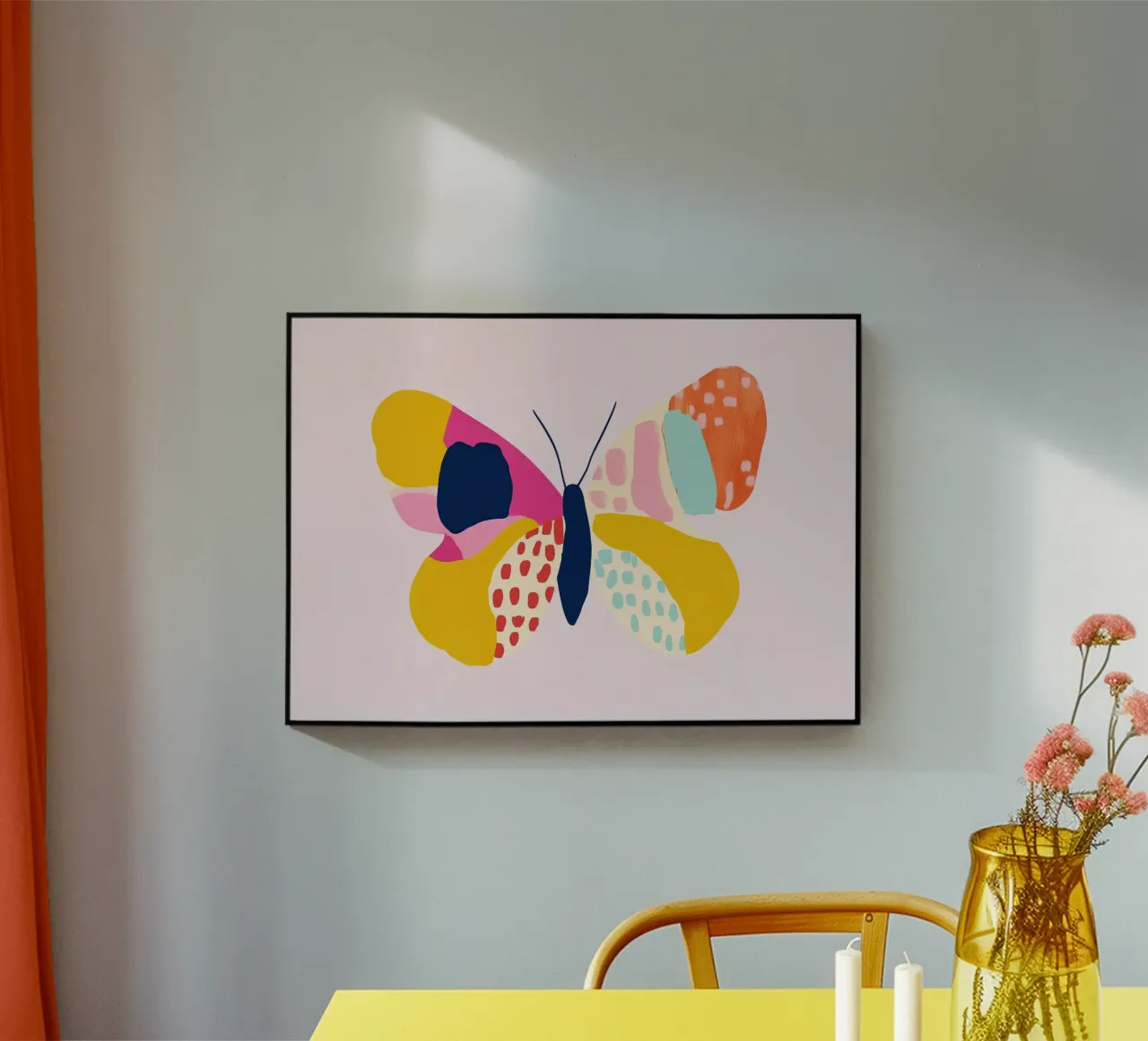 Farfalla colorata plexiglass da Little Art Lab