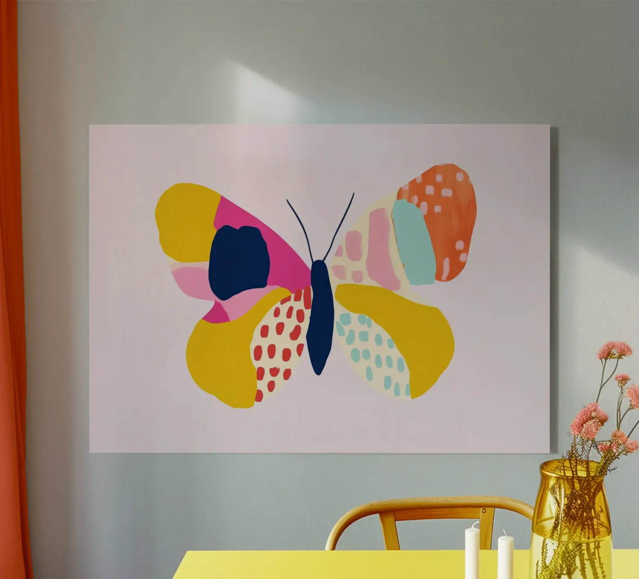 Farfalla colorata plexiglass da Little Art Lab