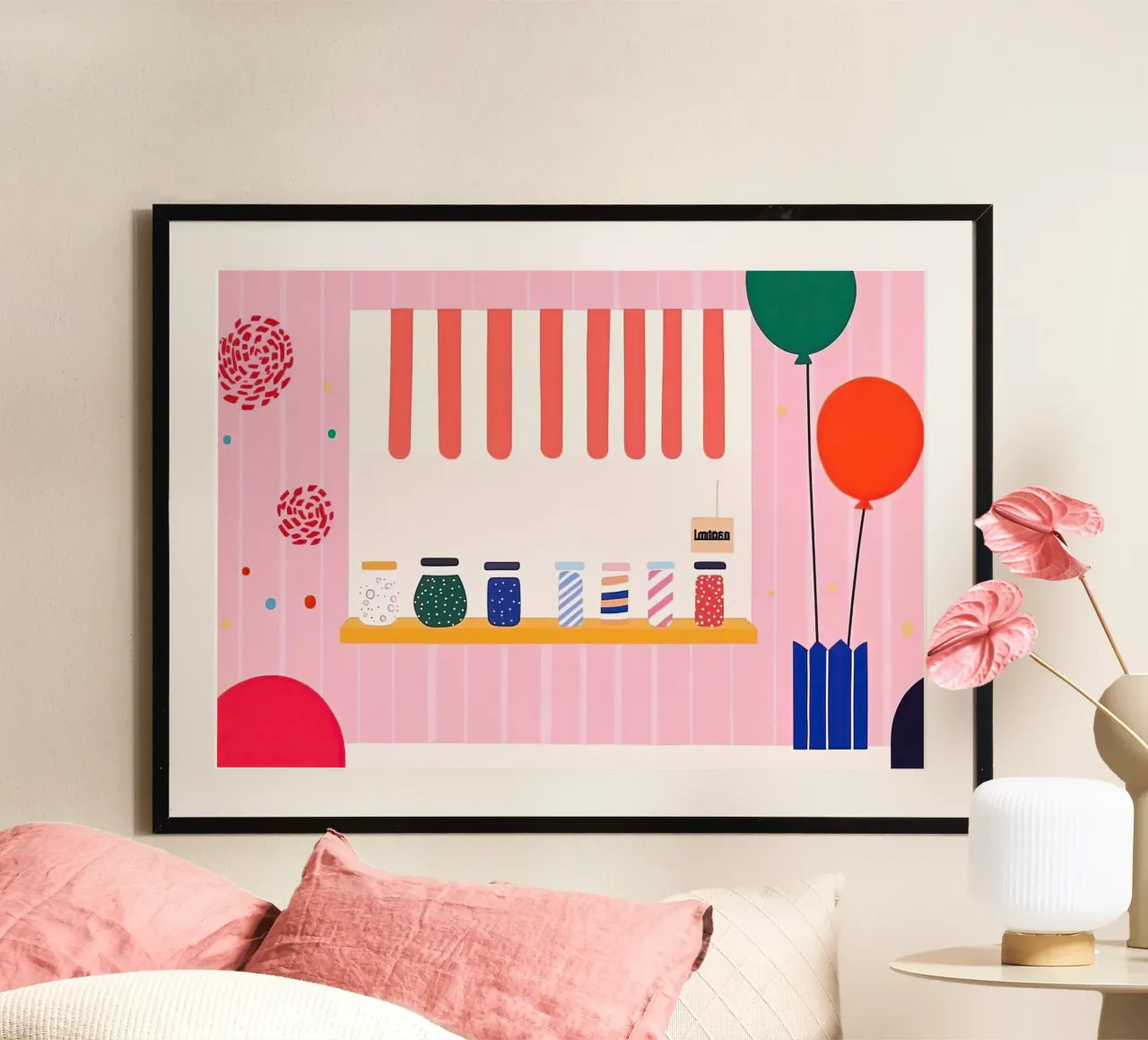 Leuke winkel poster van Little Art Lab