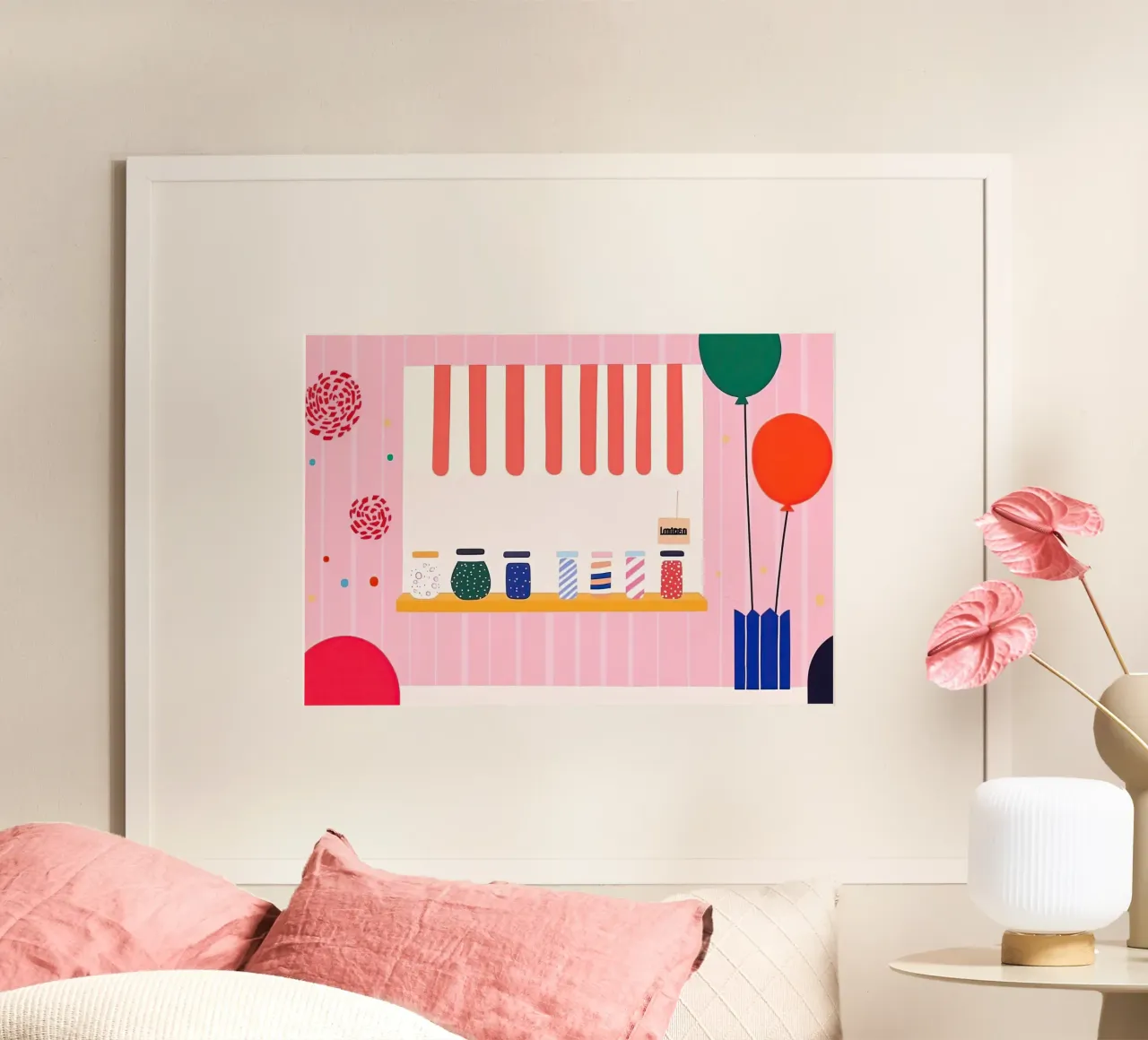 Leuke winkel poster van Little Art Lab