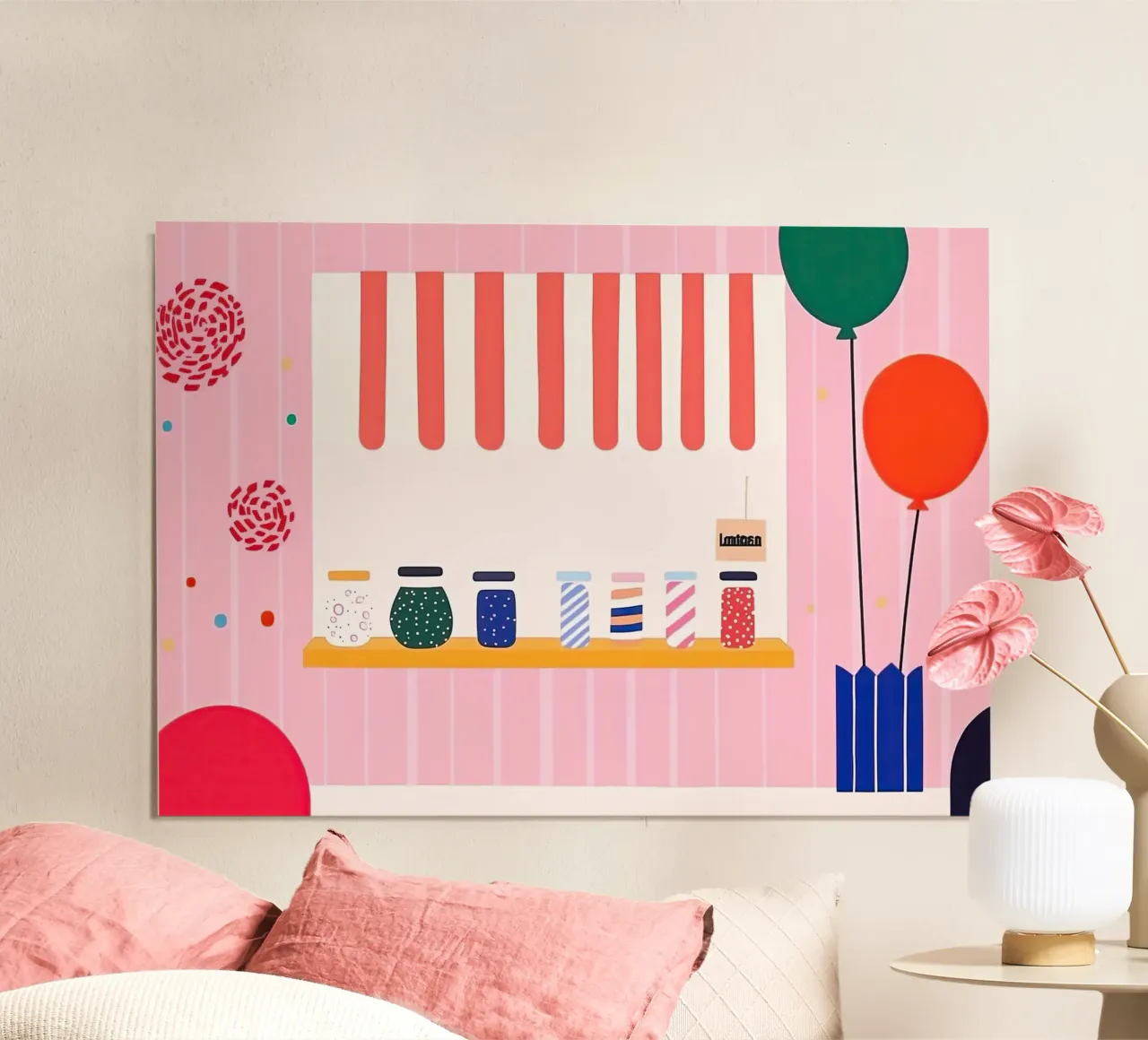 Leuke winkel poster van Little Art Lab