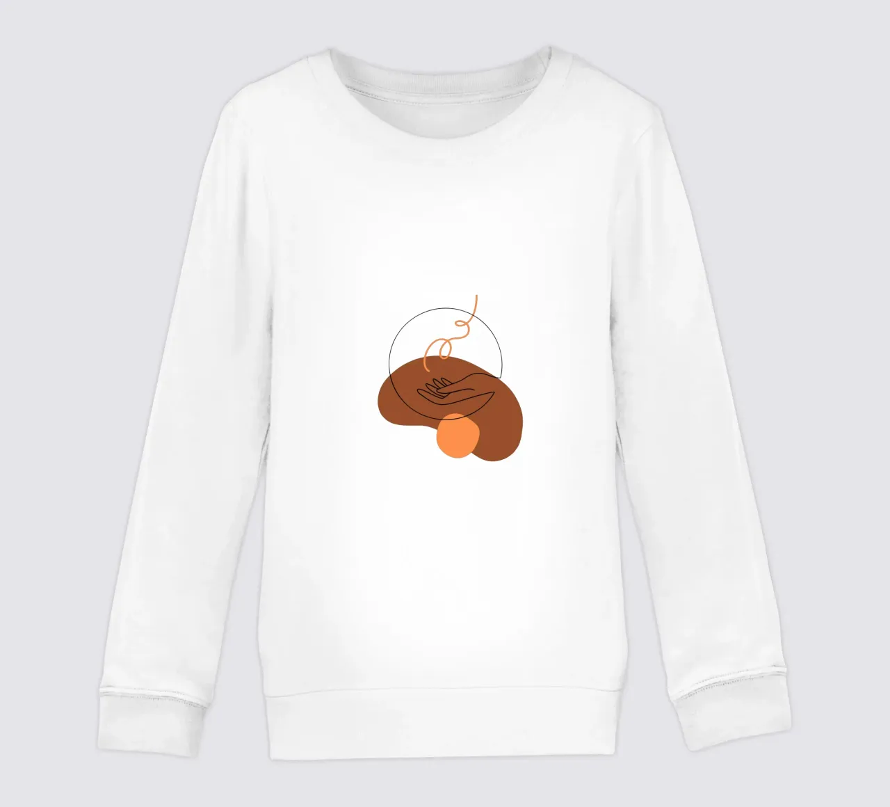 Mani minimaliste felpa bambino da YSV MINIMALIST