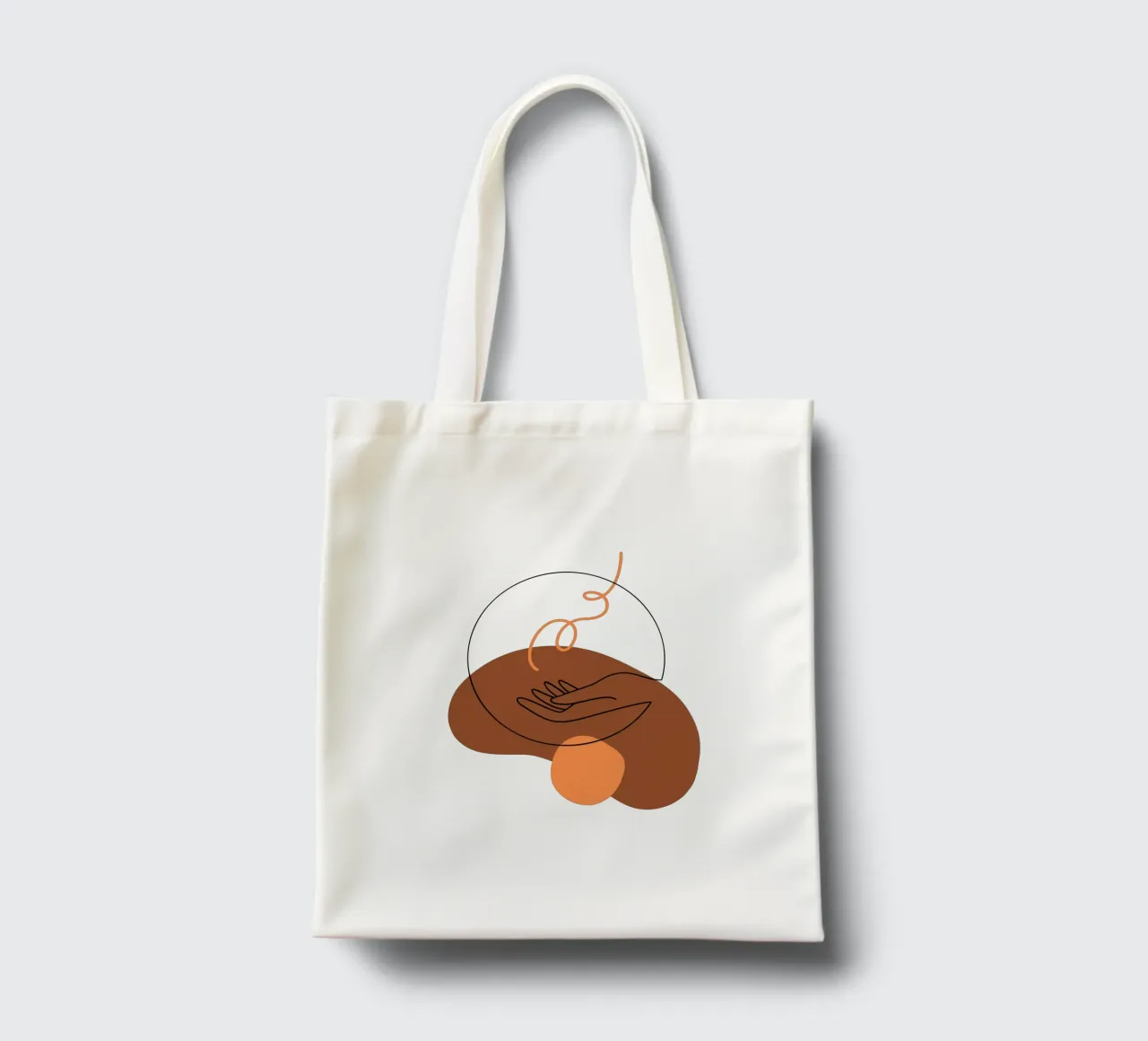 Mani minimaliste borsa in juta da YSV MINIMALIST