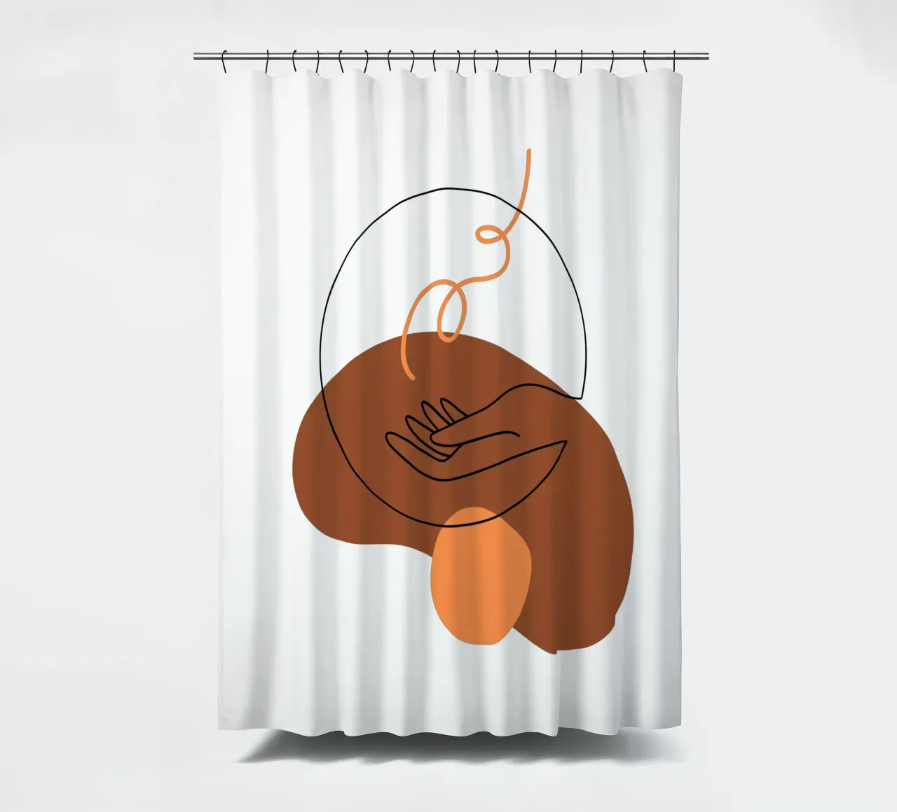 Mani minimaliste tenda da doccia da YSV MINIMALIST