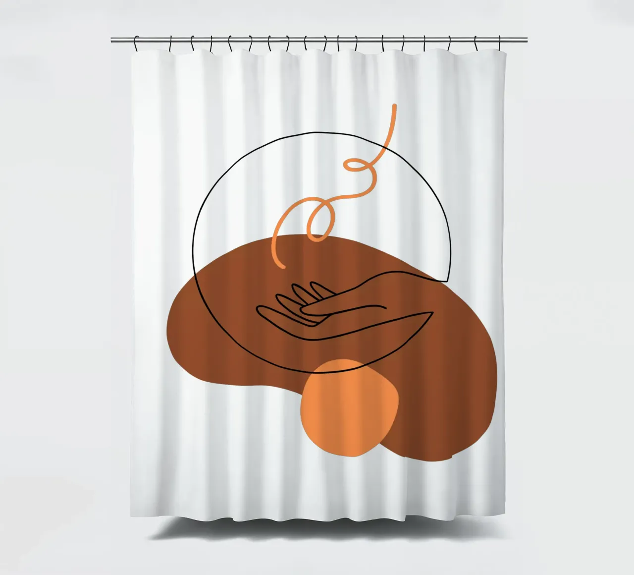 Mani minimaliste tenda da doccia da YSV MINIMALIST