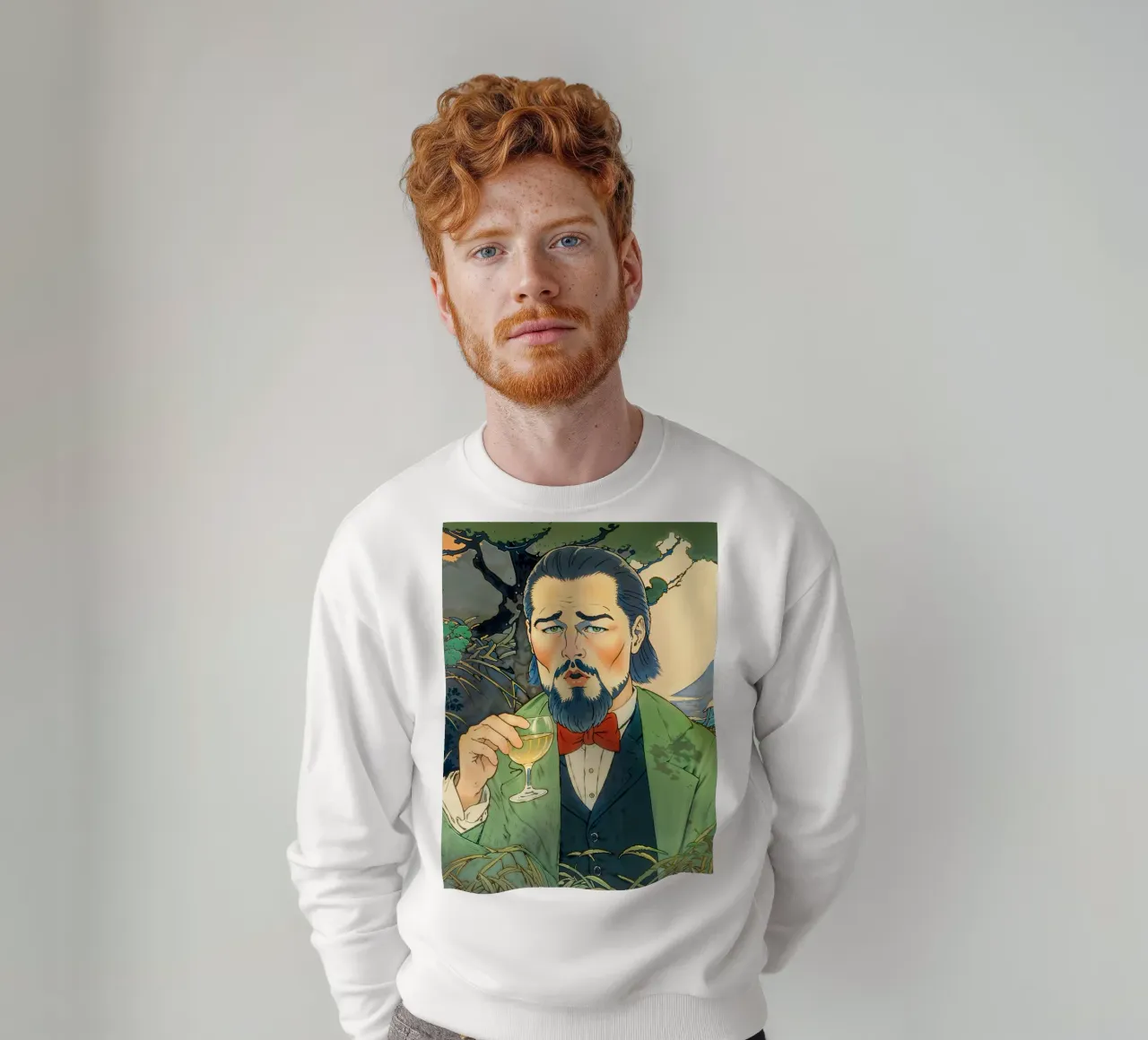 Leonardo DiCaprio Japanese Meme felpa da Lootprint