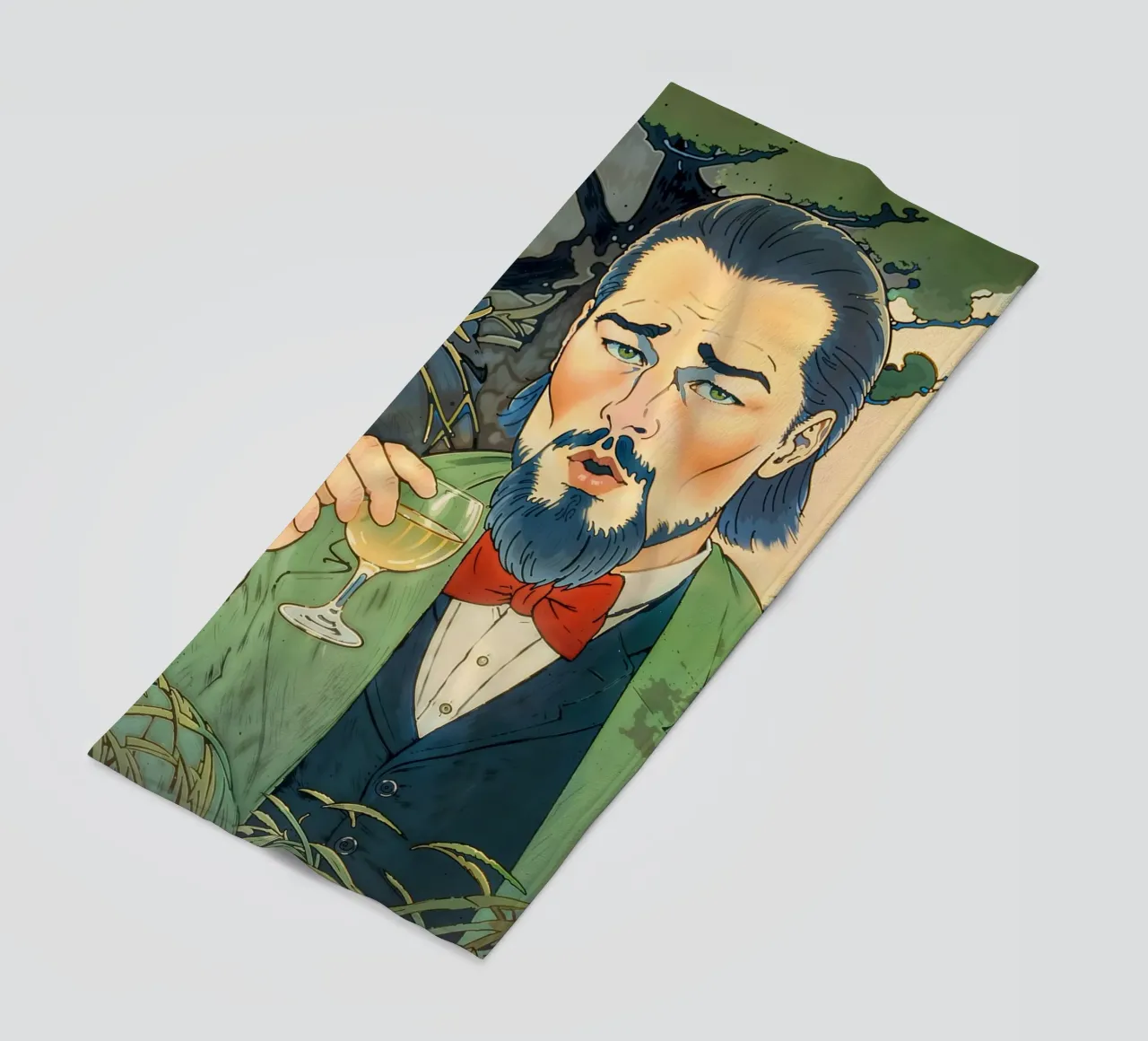 Leonardo DiCaprio Japanese Meme telo mare da Lootprint