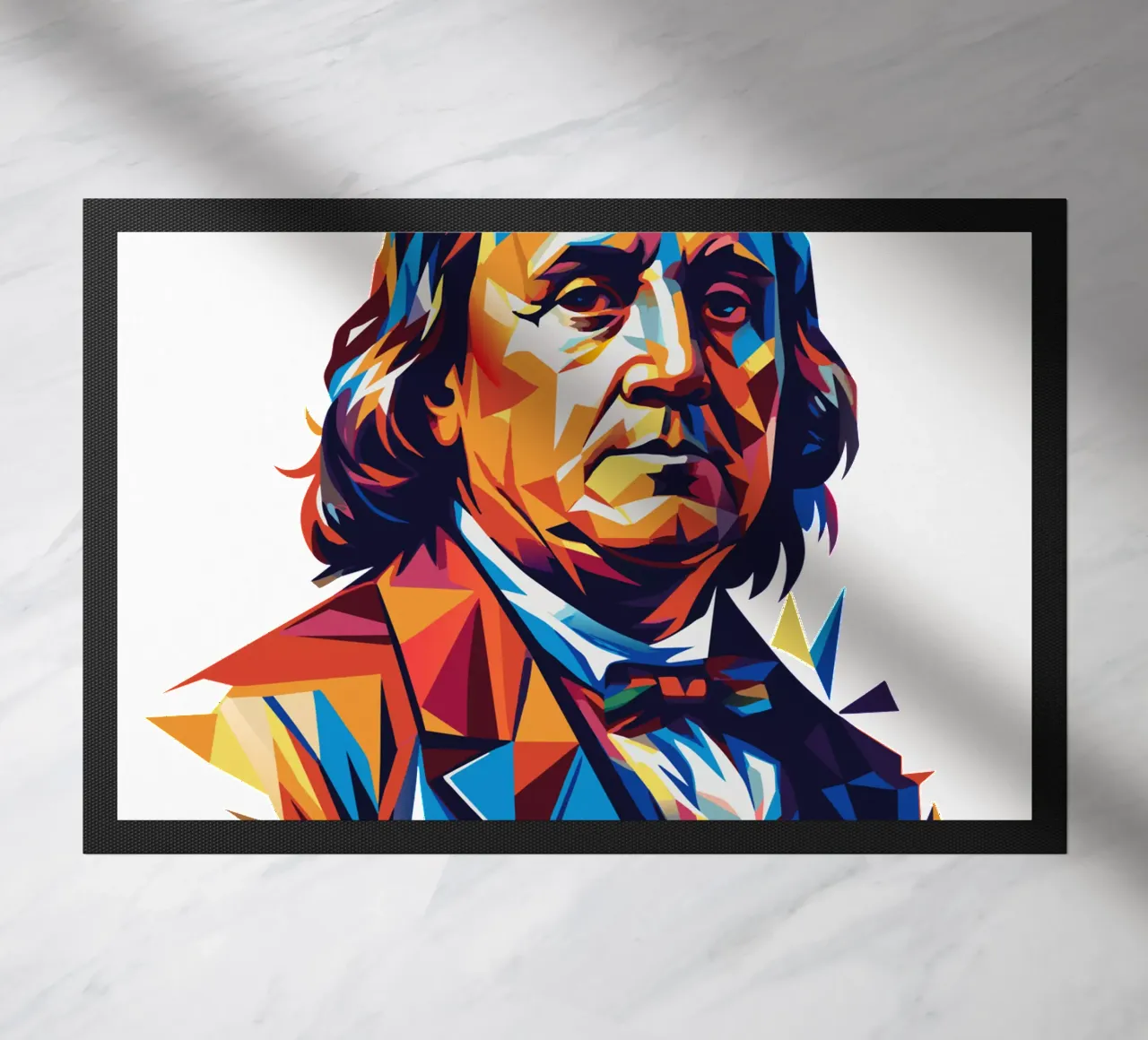 Benjamin Franklin in WPAP Pop ARt paillasson de vectorartnesia
