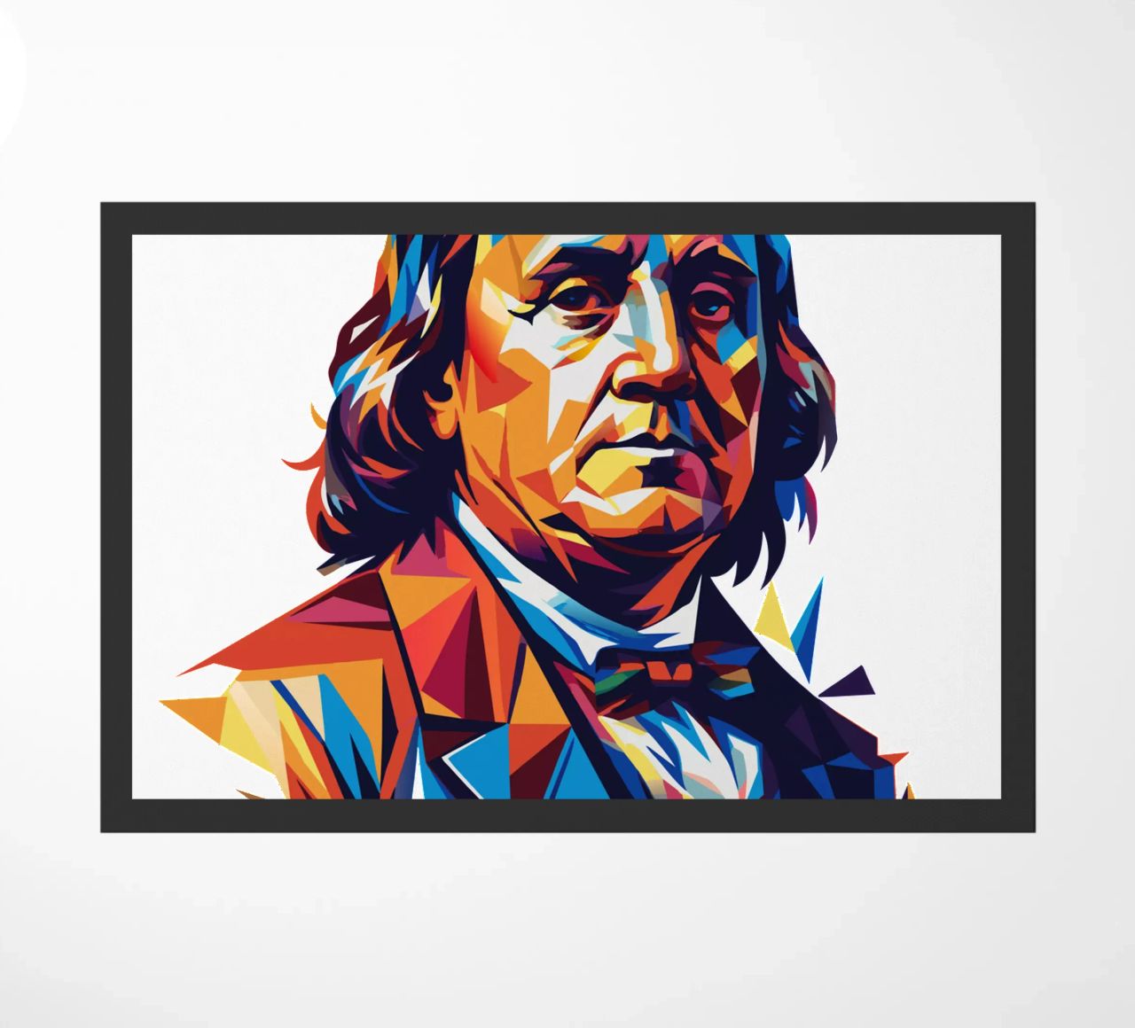 Benjamin Franklin in WPAP Pop ARt zerbino da vectorartnesia