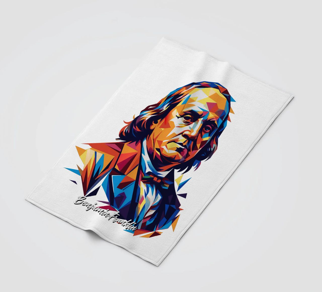 Benjamin Franklin in WPAP Pop ARt coperta in pile da vectorartnesia