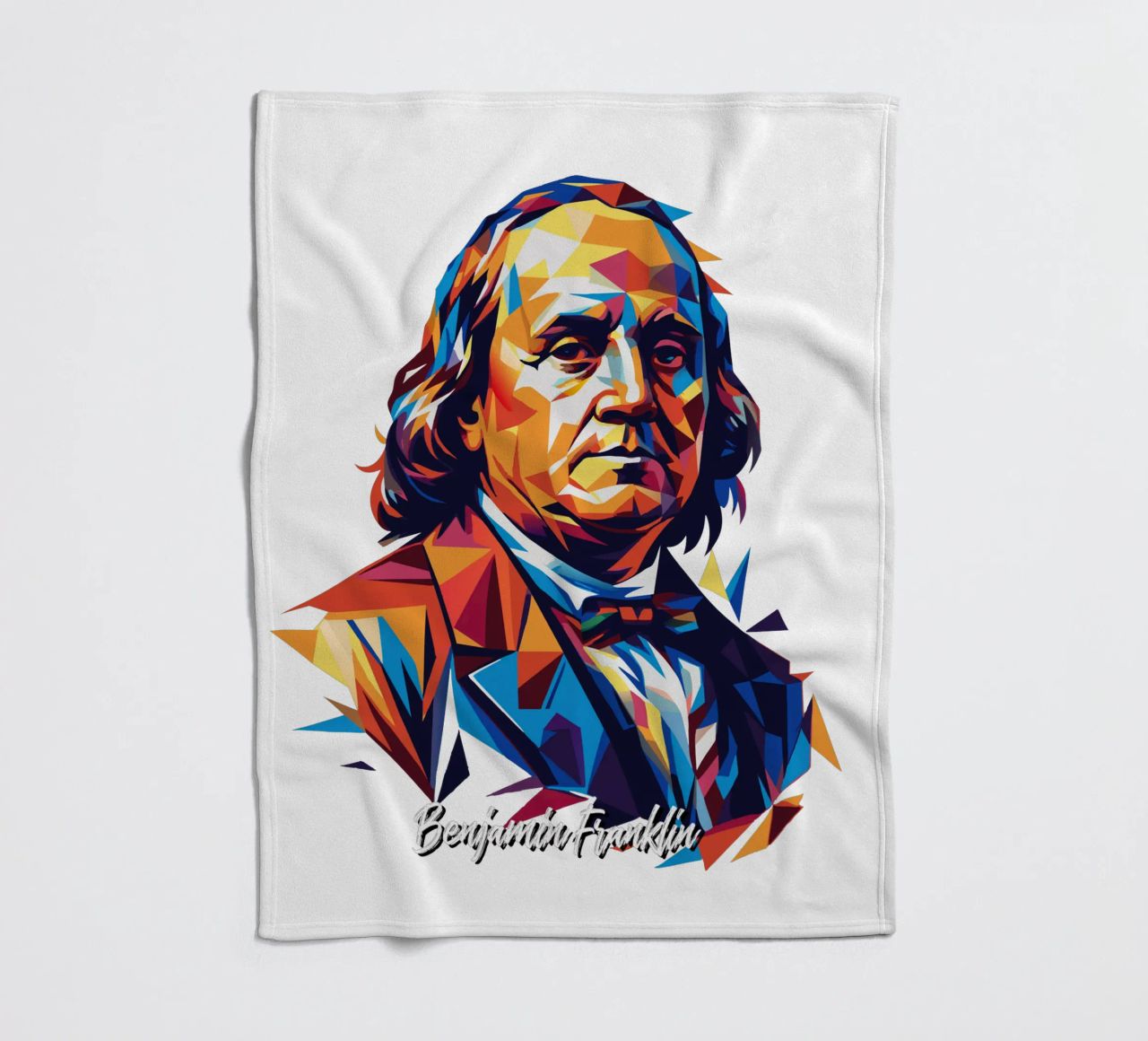 Benjamin Franklin in WPAP Pop ARt coperta in pile da vectorartnesia