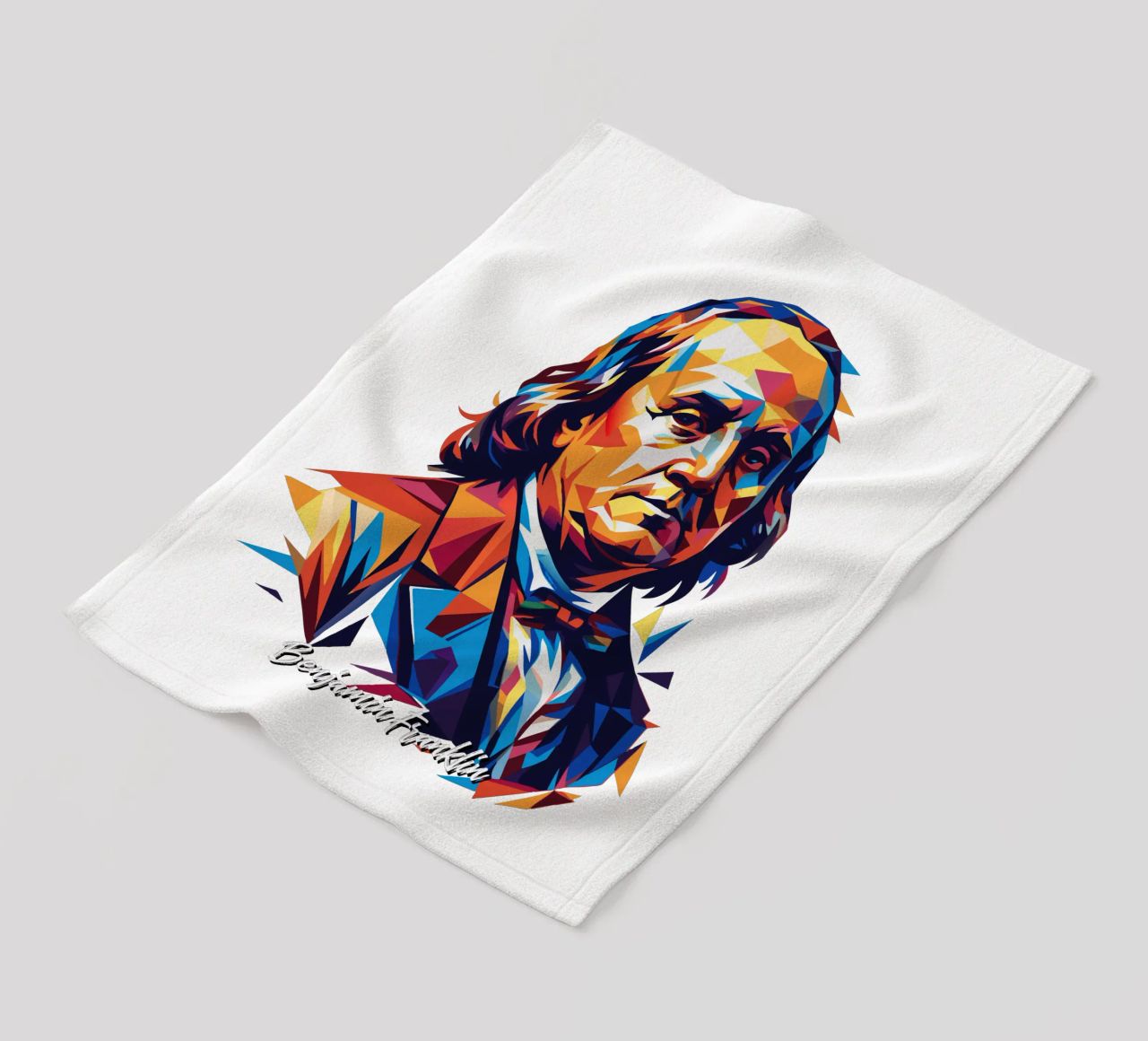 Benjamin Franklin in WPAP Pop ARt coperta in pile da vectorartnesia