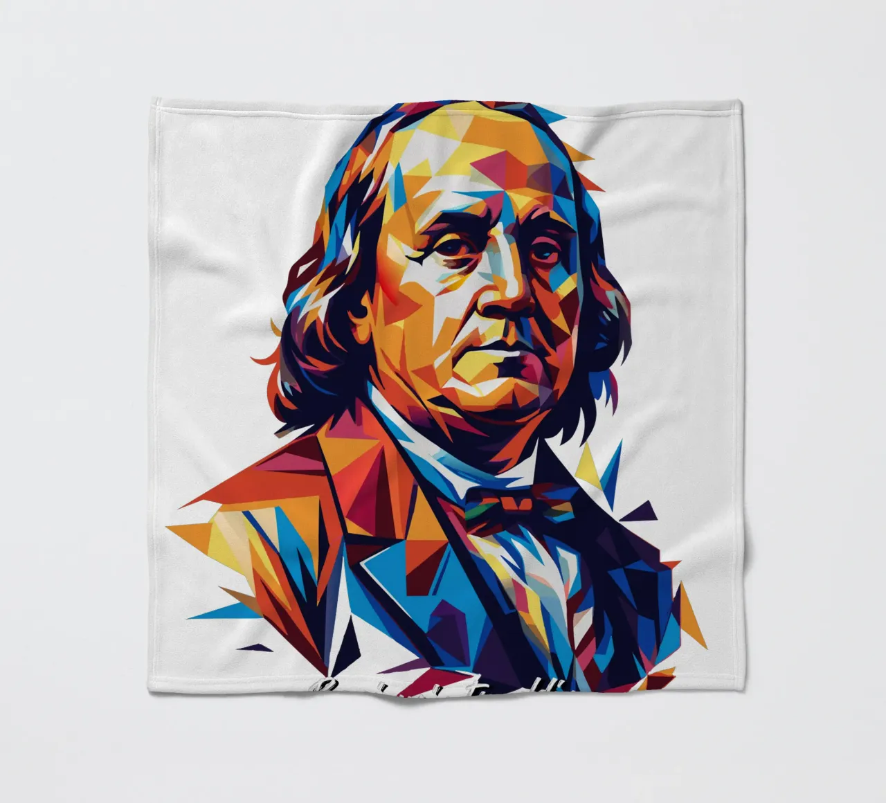 Benjamin Franklin in WPAP Pop ARt coperta in pile da vectorartnesia