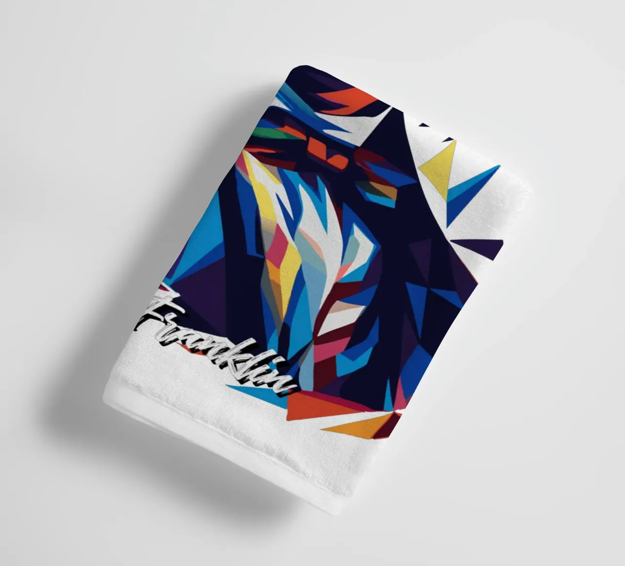 Benjamin Franklin in WPAP Pop ARt towel by vectorartnesia