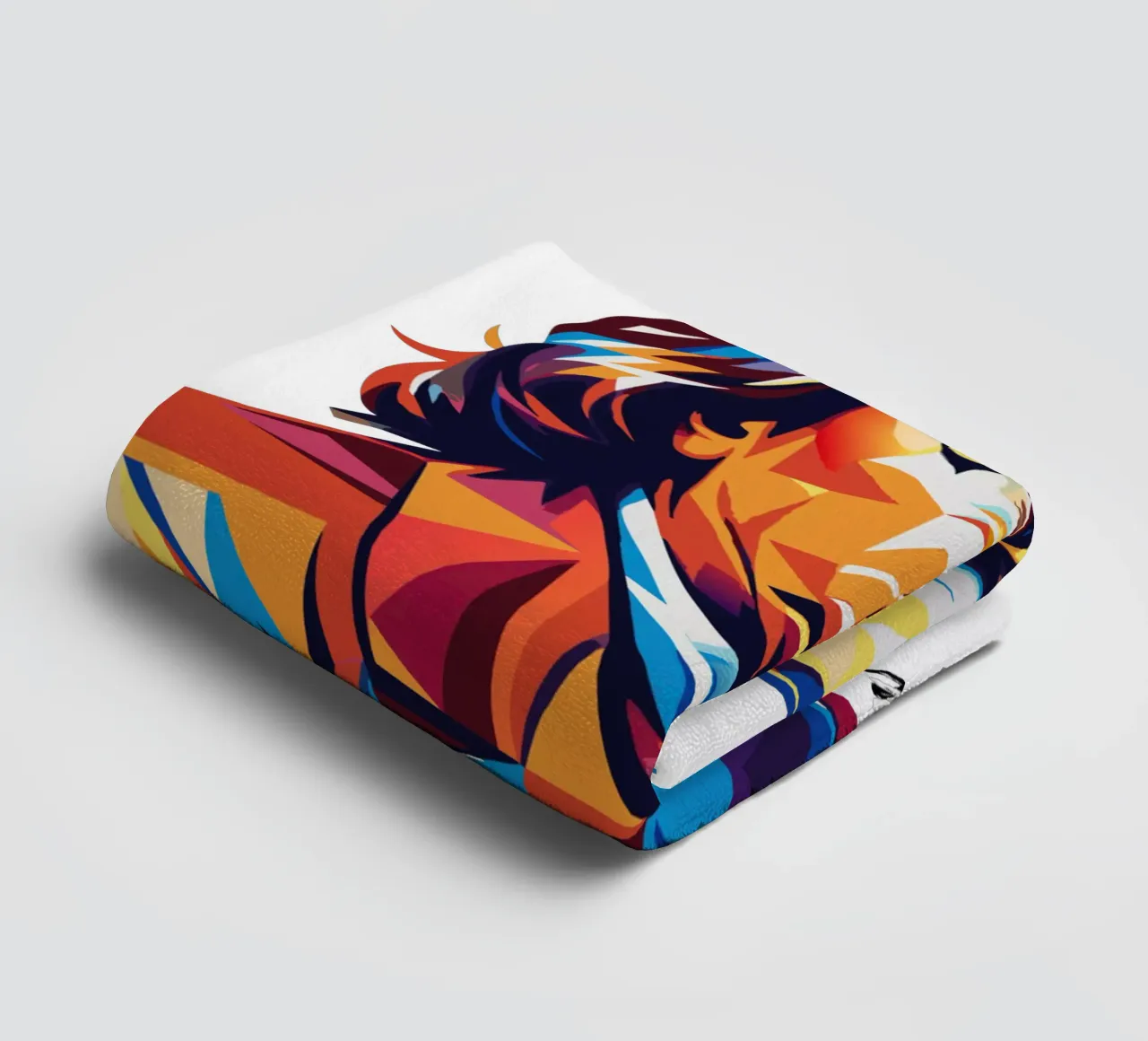 Benjamin Franklin in WPAP Pop ARt towel by vectorartnesia