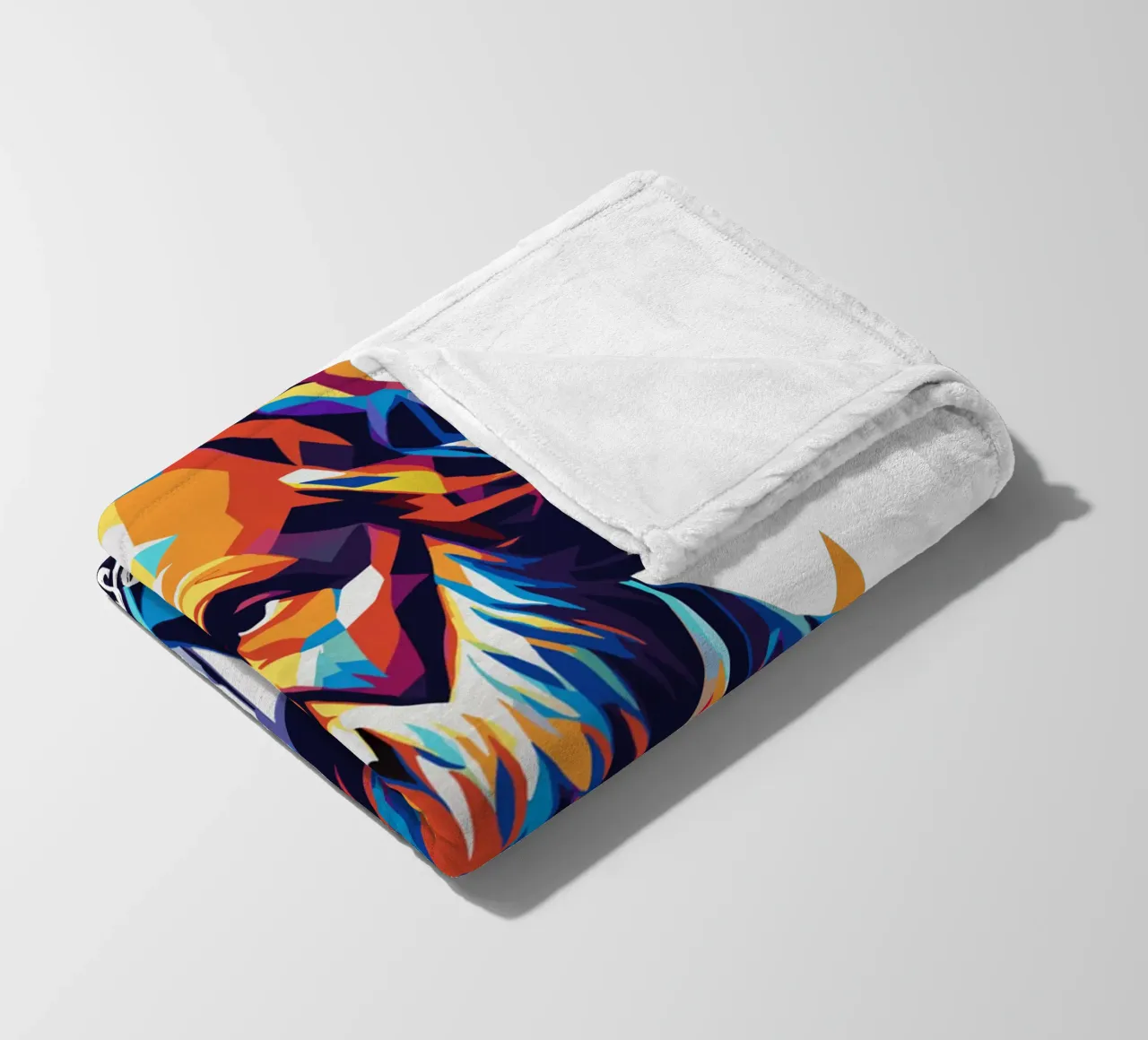 Charles Darwin in WPAP Pop Art coperta in pile da vectorartnesia