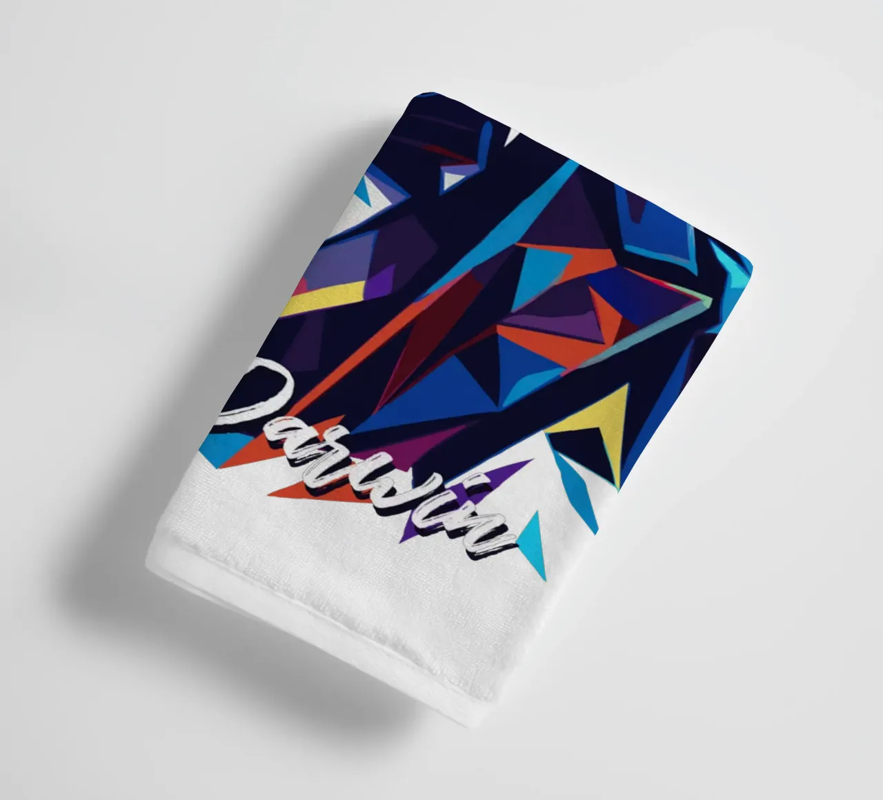 Charles Darwin in WPAP Pop Art asciugamano da bagno da vectorartnesia