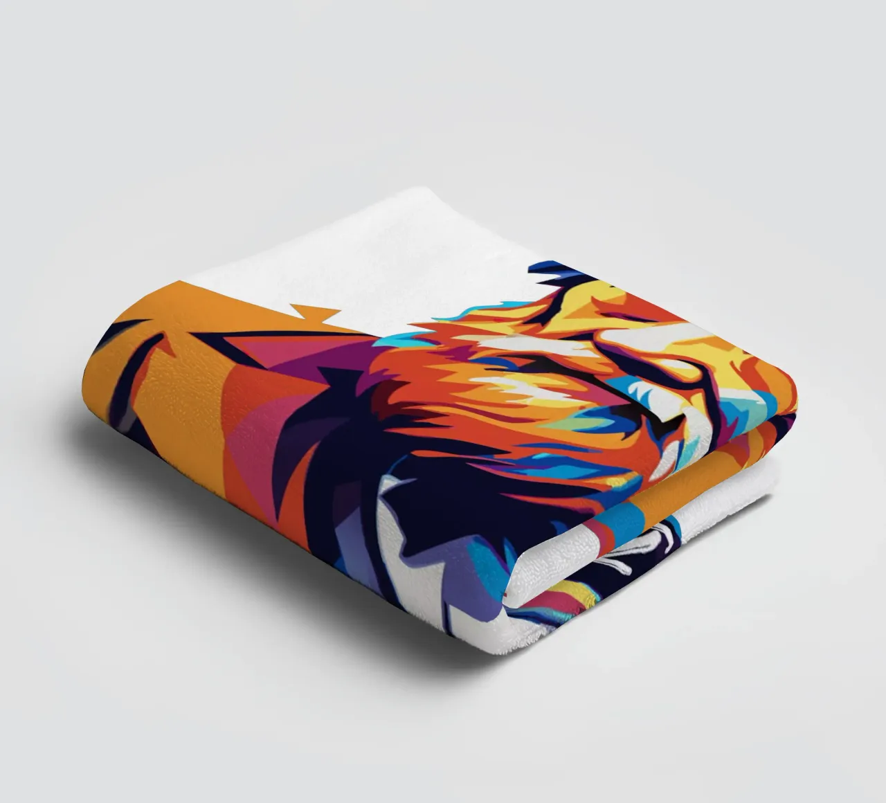 Charles Darwin in WPAP Pop Art Handtuch von vectorartnesia