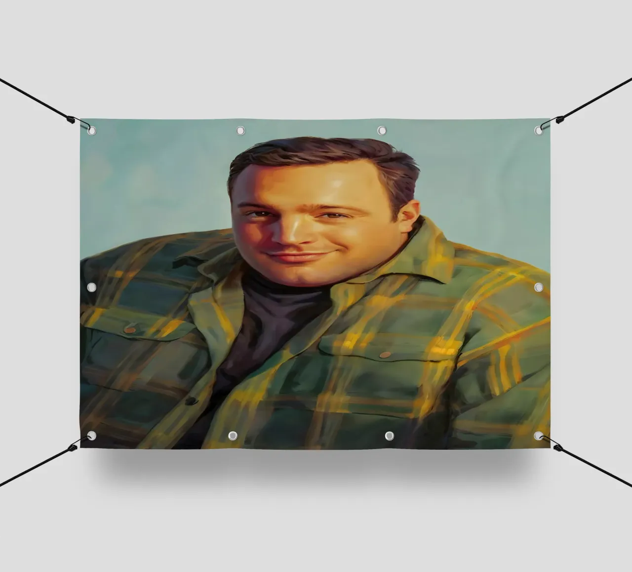 Kevin James Doug Meme Art telo in pvc da Lootprint