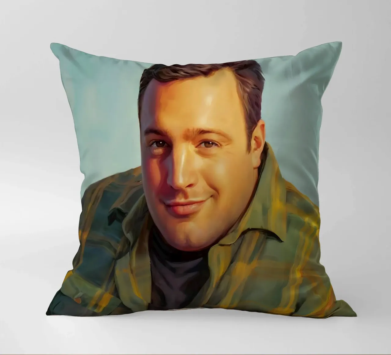 Kevin James Doug Meme Art cuscino da Lootprint