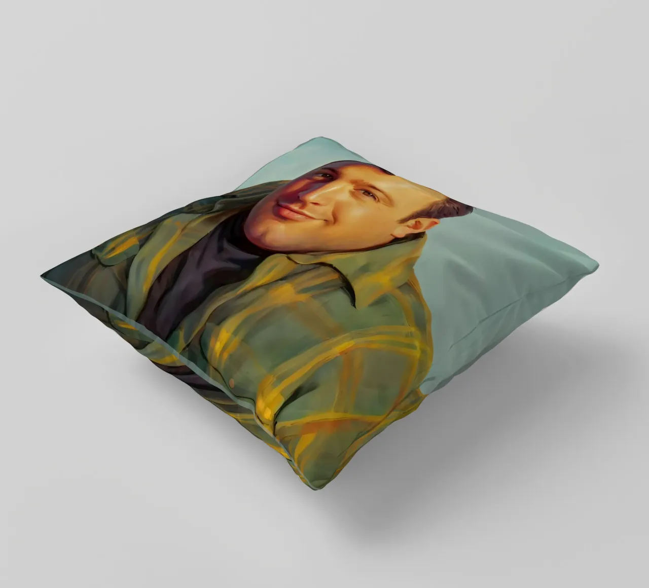 Kevin James Doug Meme Art cuscino da Lootprint