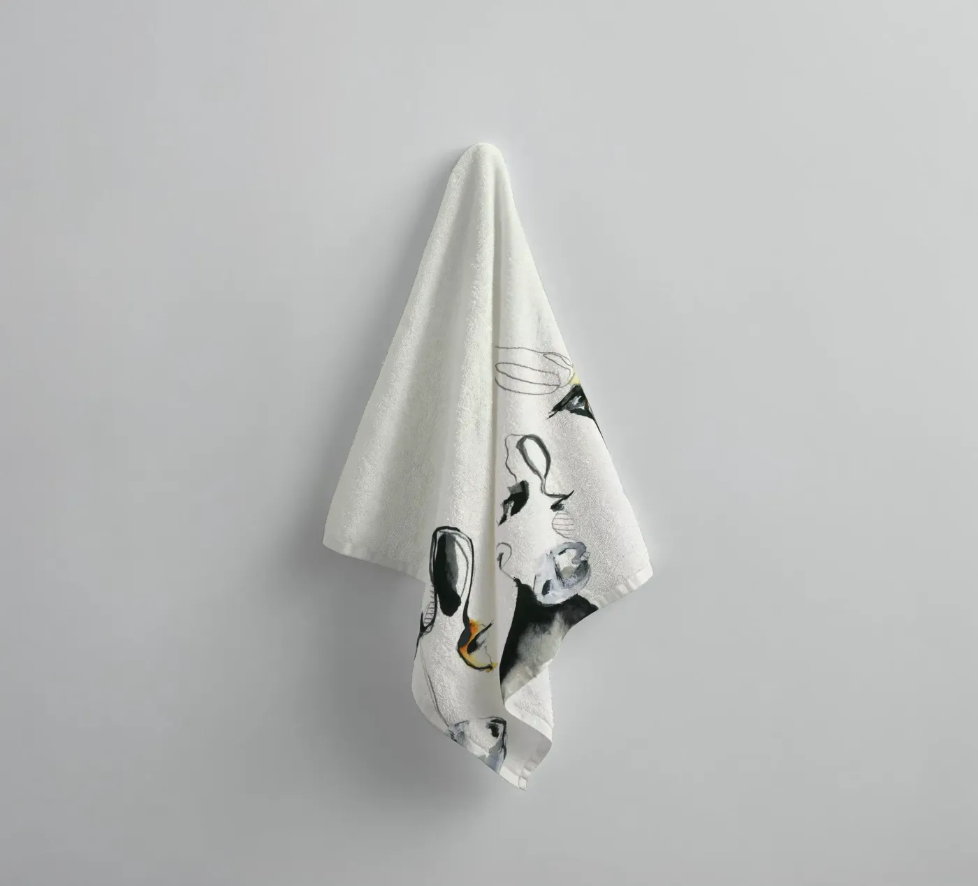 three donkeys towel by Petit Boom Prints