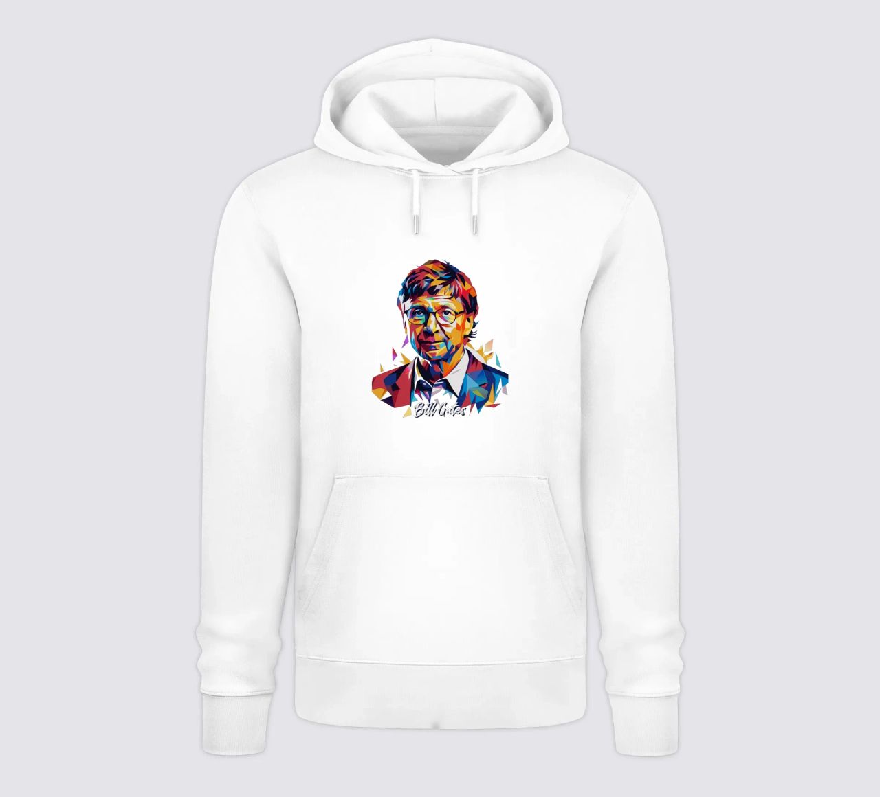 Bill Gates In WPAP Pop ARt felpa con cappuccio da vectorartnesia