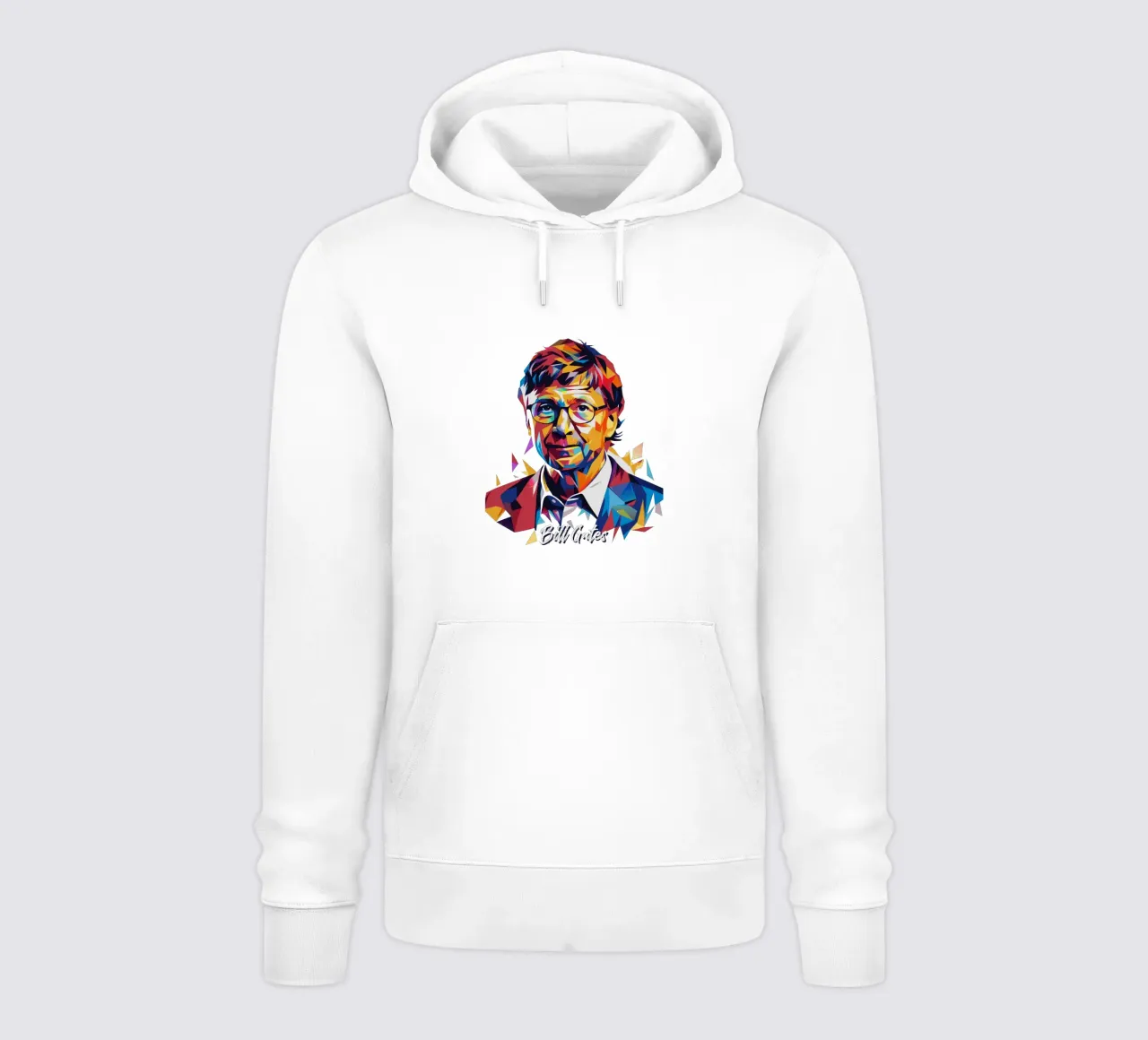 Bill Gates In WPAP Pop ARt sudadera con capucha de vectorartnesia