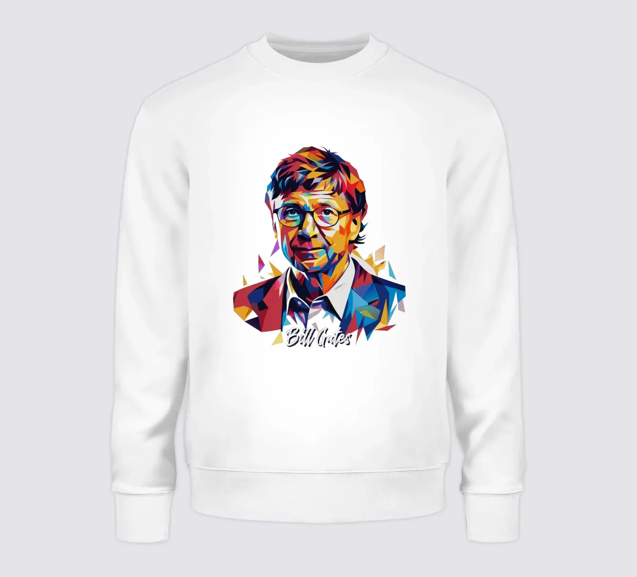 Bill Gates In WPAP Pop ARt sweat de vectorartnesia