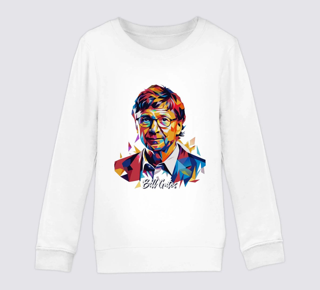 Bill Gates In WPAP Pop ARt felpa bambino da vectorartnesia