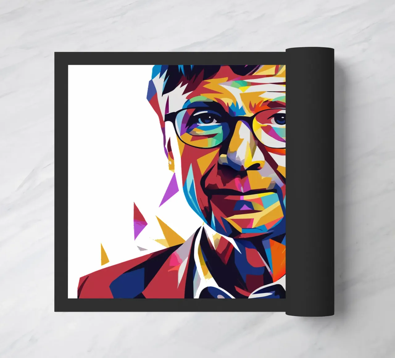 Bill Gates In WPAP Pop ARt zerbino da vectorartnesia