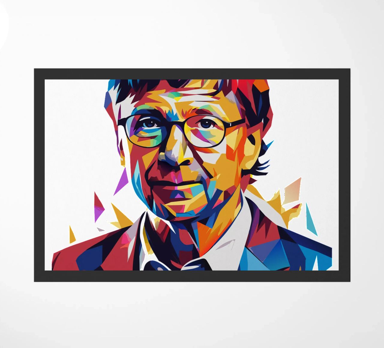 Bill Gates In WPAP Pop ARt zerbino da vectorartnesia