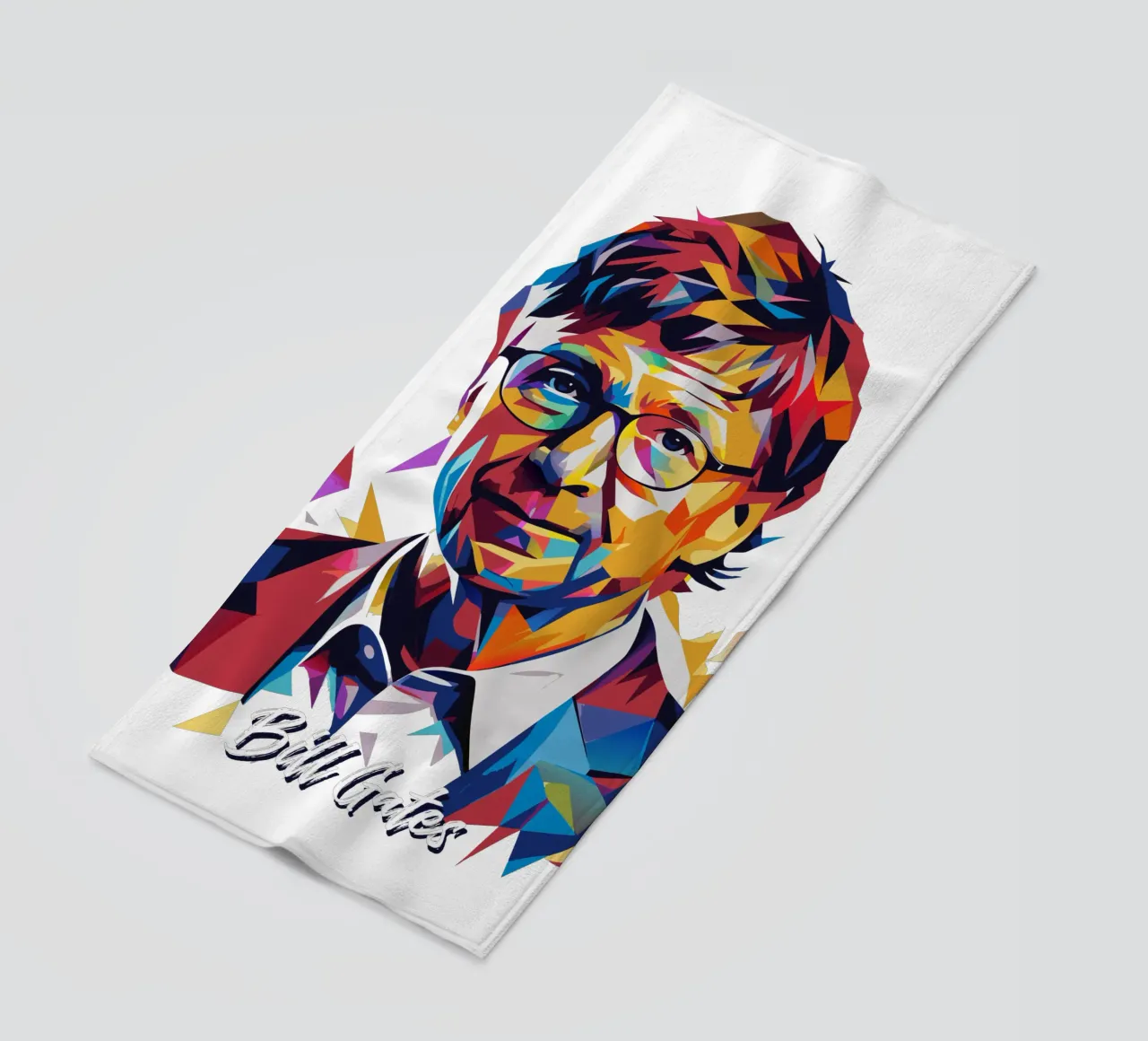 Bill Gates In WPAP Pop ARt telo mare da vectorartnesia