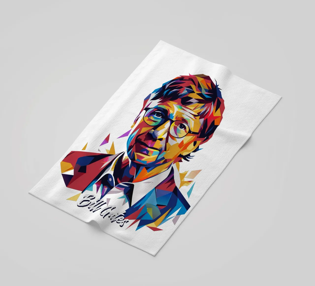 Bill Gates In WPAP Pop ARt telo mare da vectorartnesia