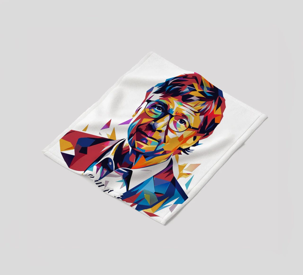 Bill Gates In WPAP Pop ARt coperta in pile da vectorartnesia