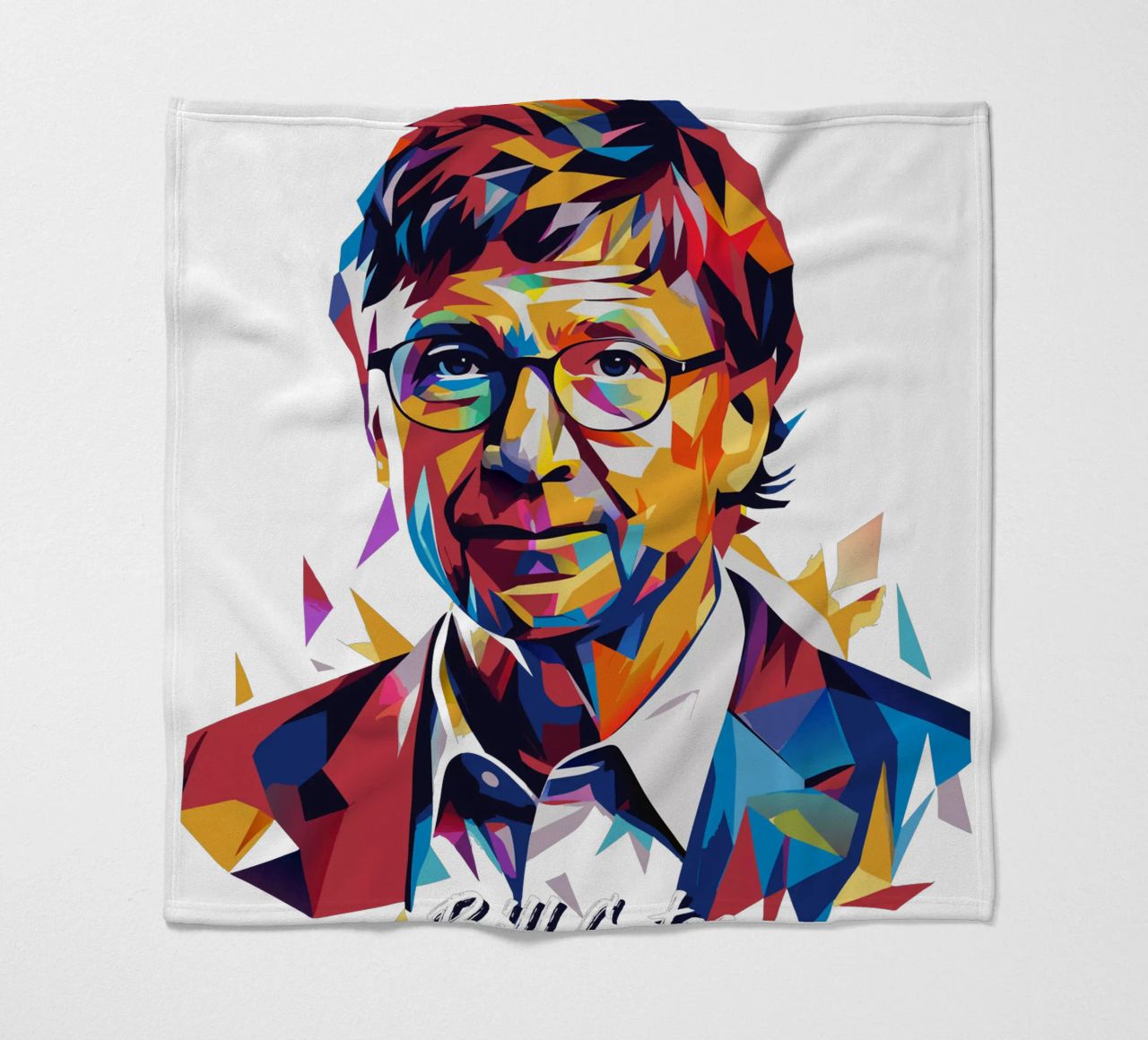 Bill Gates In WPAP Pop ARt coperta in pile da vectorartnesia