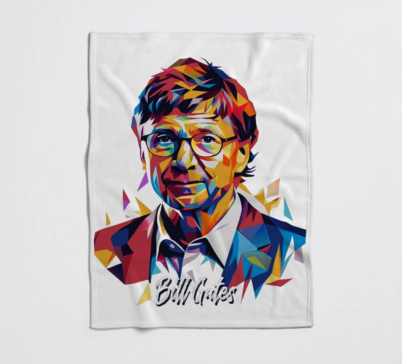 Bill Gates In WPAP Pop ARt coperta in pile da vectorartnesia