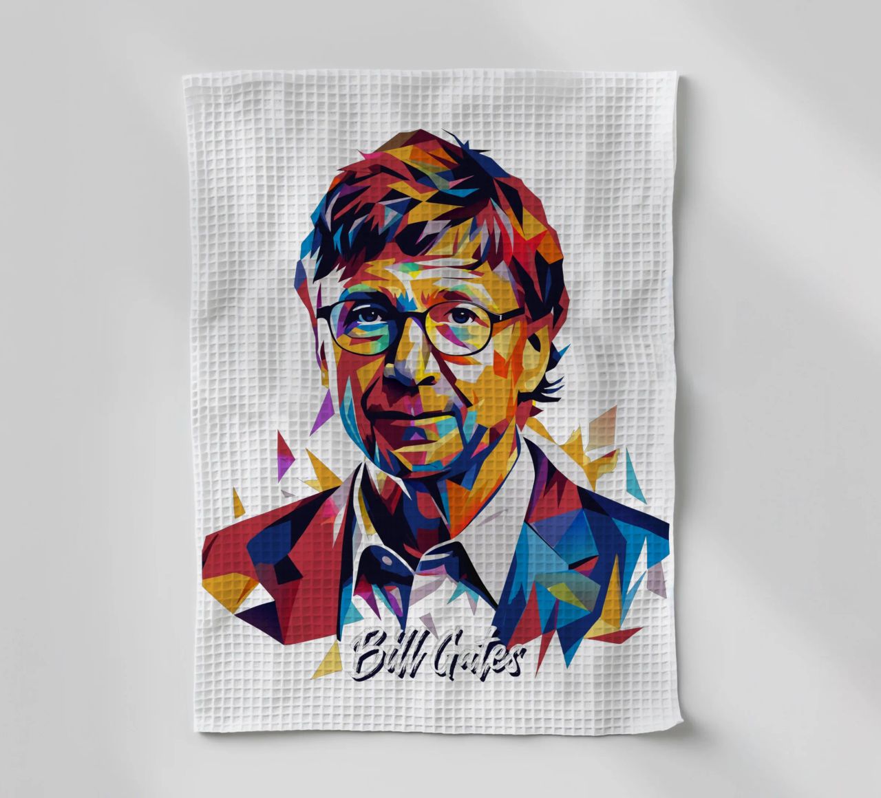 Bill Gates In WPAP Pop ARt canovaccio da cucina da vectorartnesia