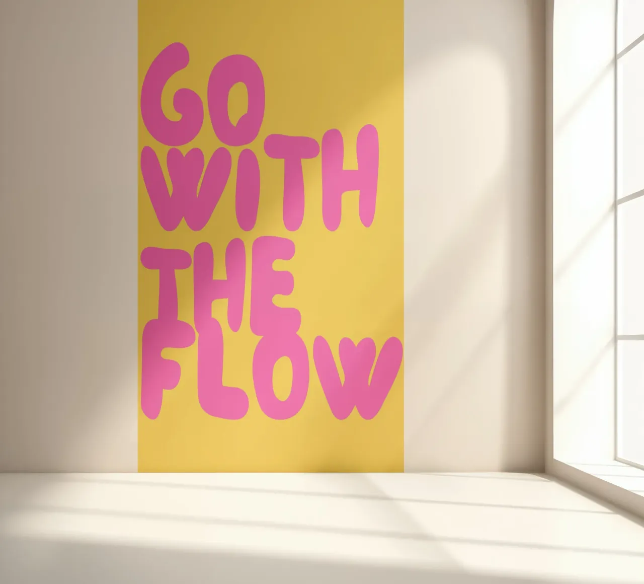 Go Flow fotobehang van Tabea Jule