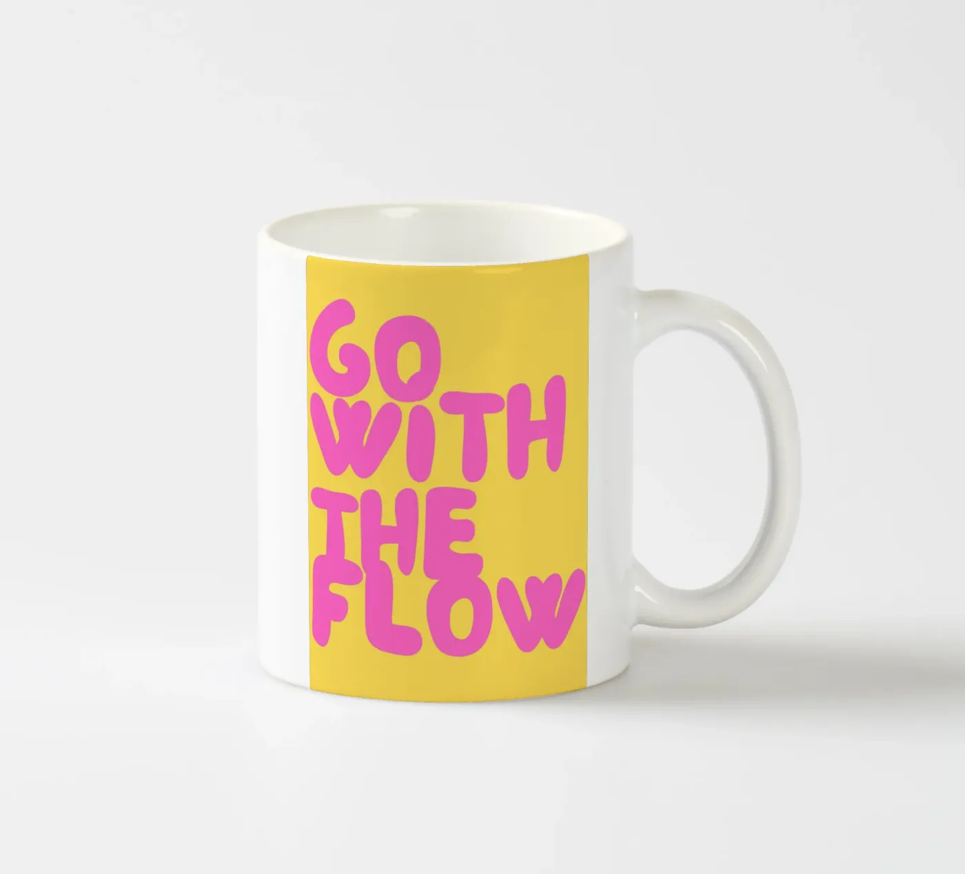 Go Flow ceramic mug by Tabea Jule