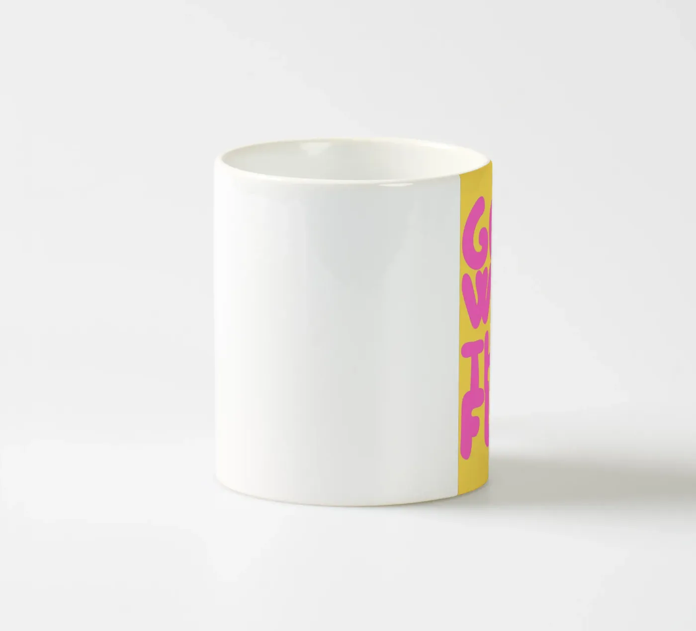 Go Flow ceramic mug by Tabea Jule