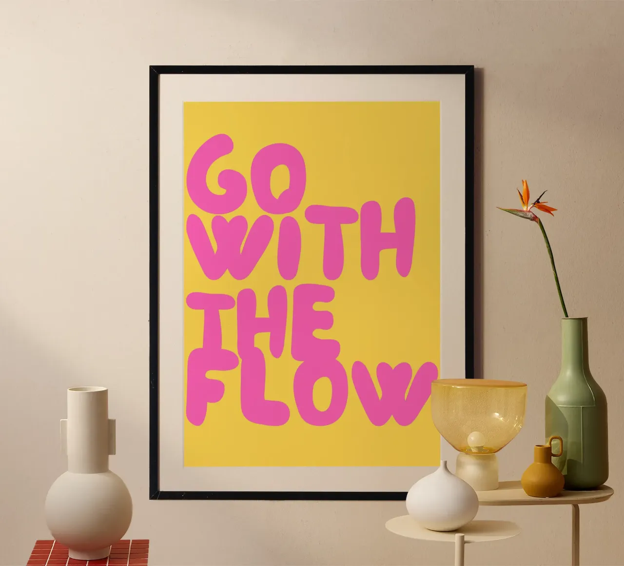 Go Flow poster van Tabea Jule
