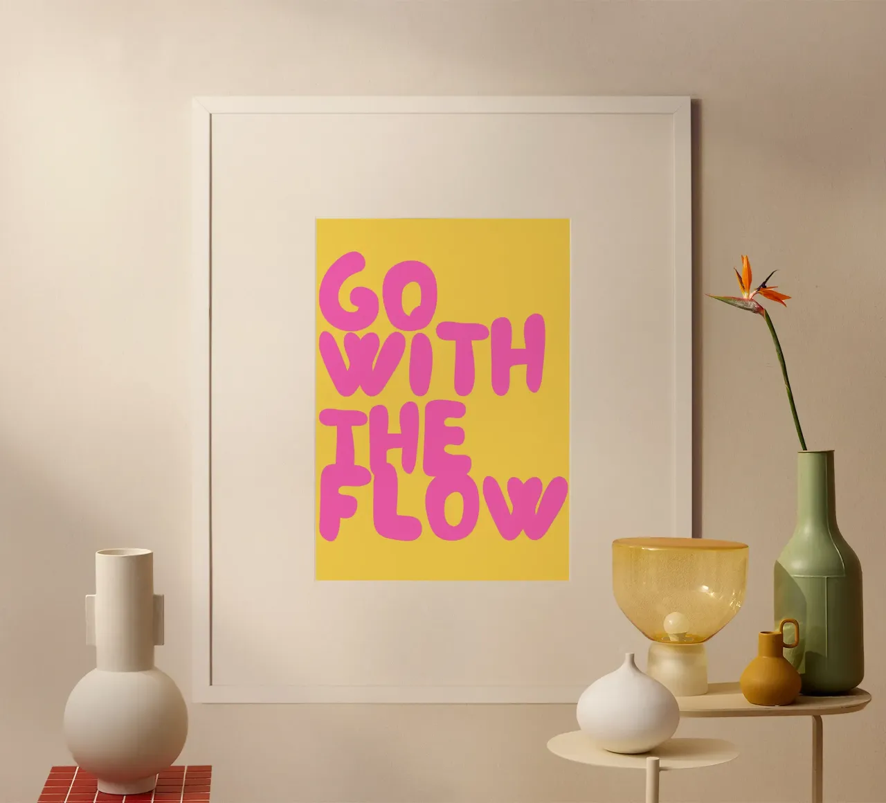 Go Flow poster van Tabea Jule