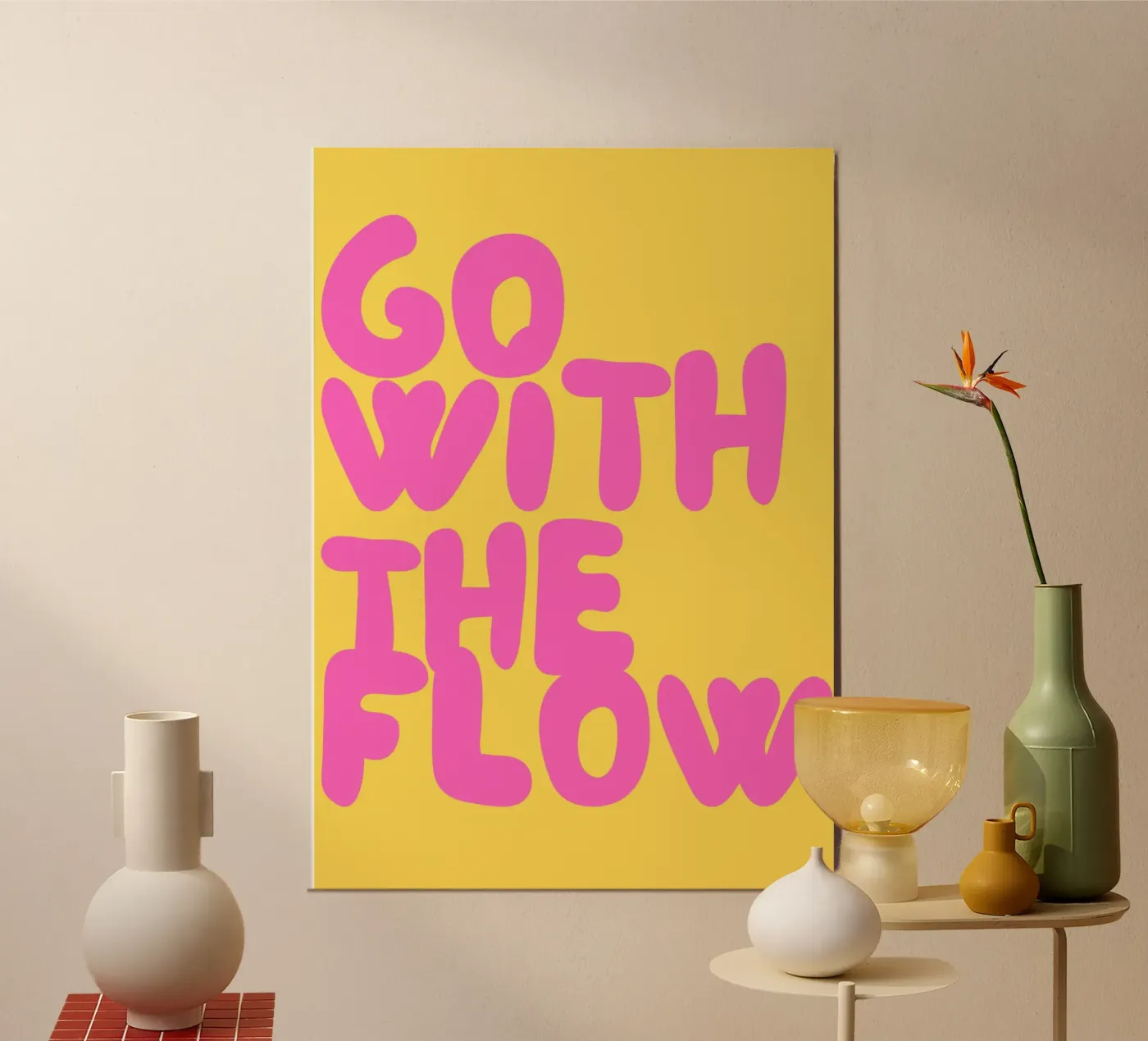Go Flow Poster von Tabea Jule