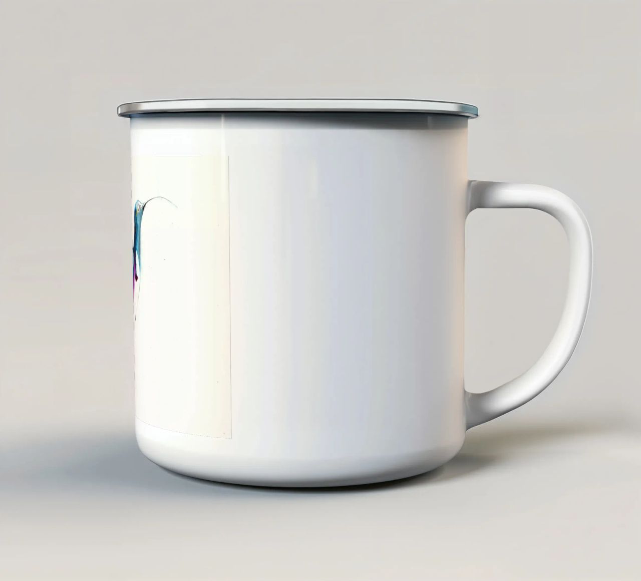 colibrì tazza in smalto da Petit Boom Prints